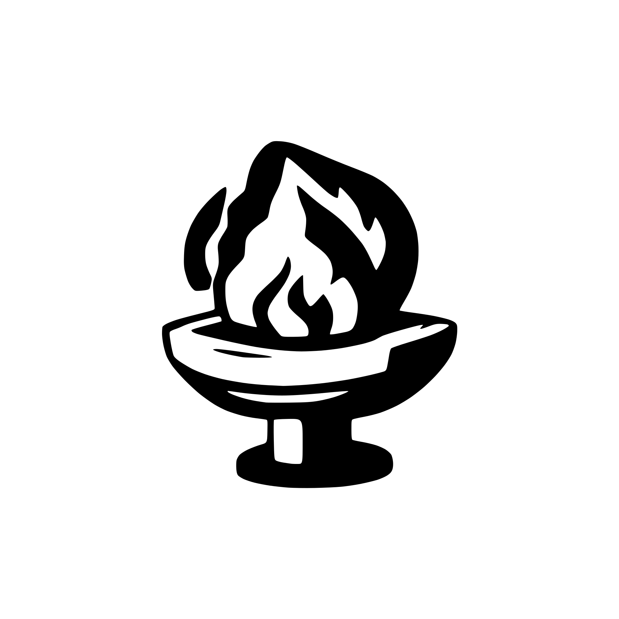AI-generated SVG of 'campfire icon'