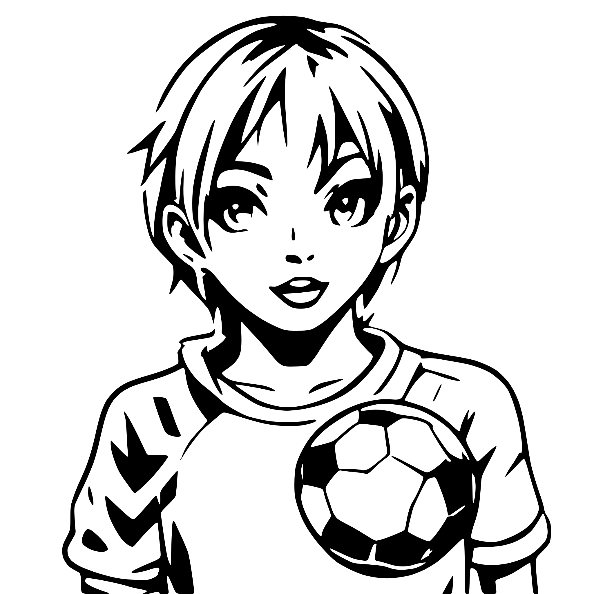 AI-generated SVG of a Fußballspiel