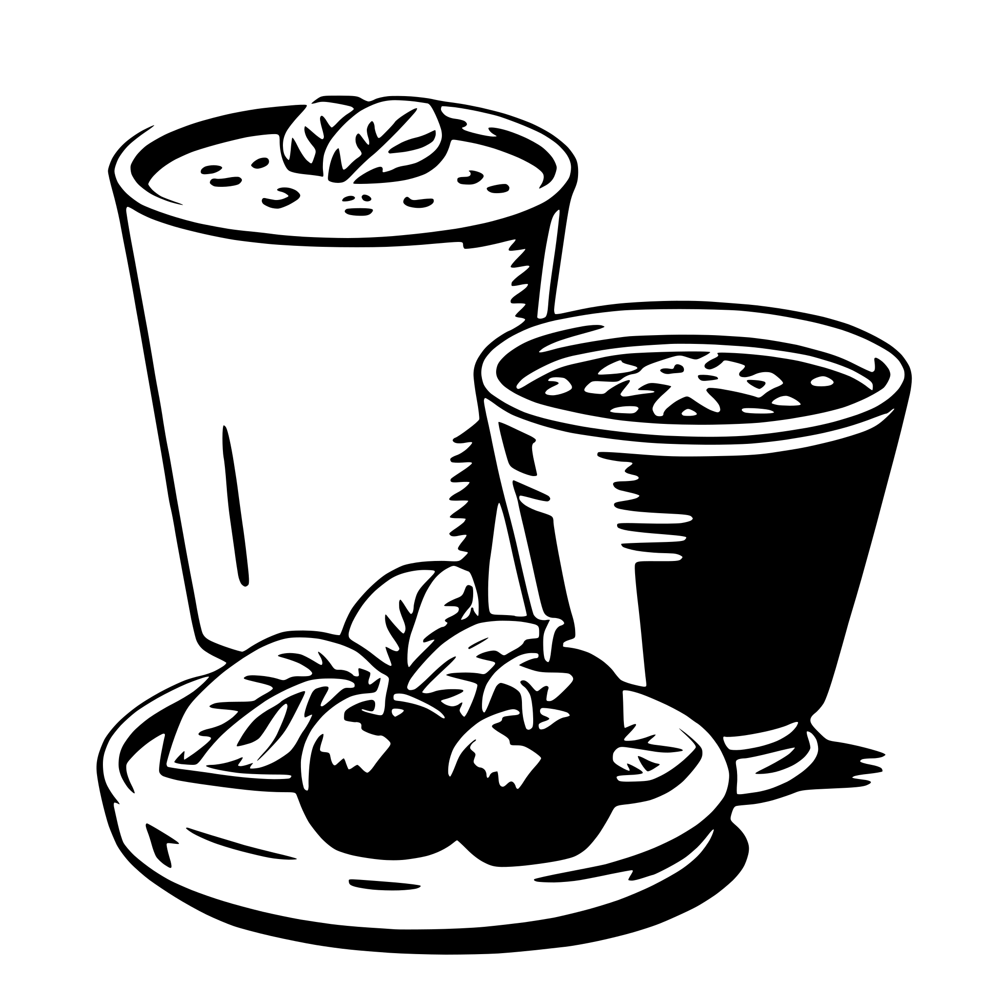 AI-generated SVG of 'gazpacho'