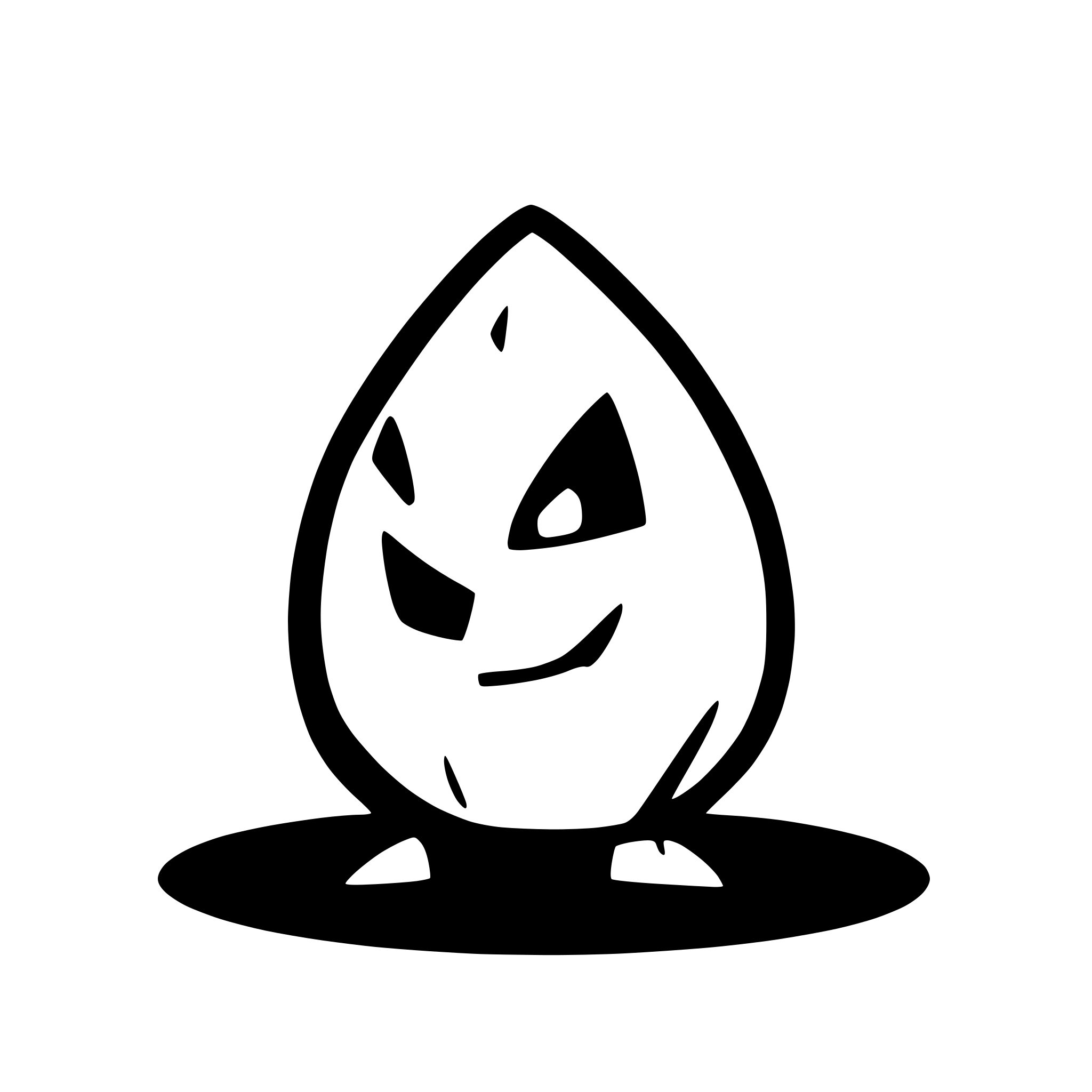 AI-generated SVG of a black and white illustrated cartoon style halloween, vector style