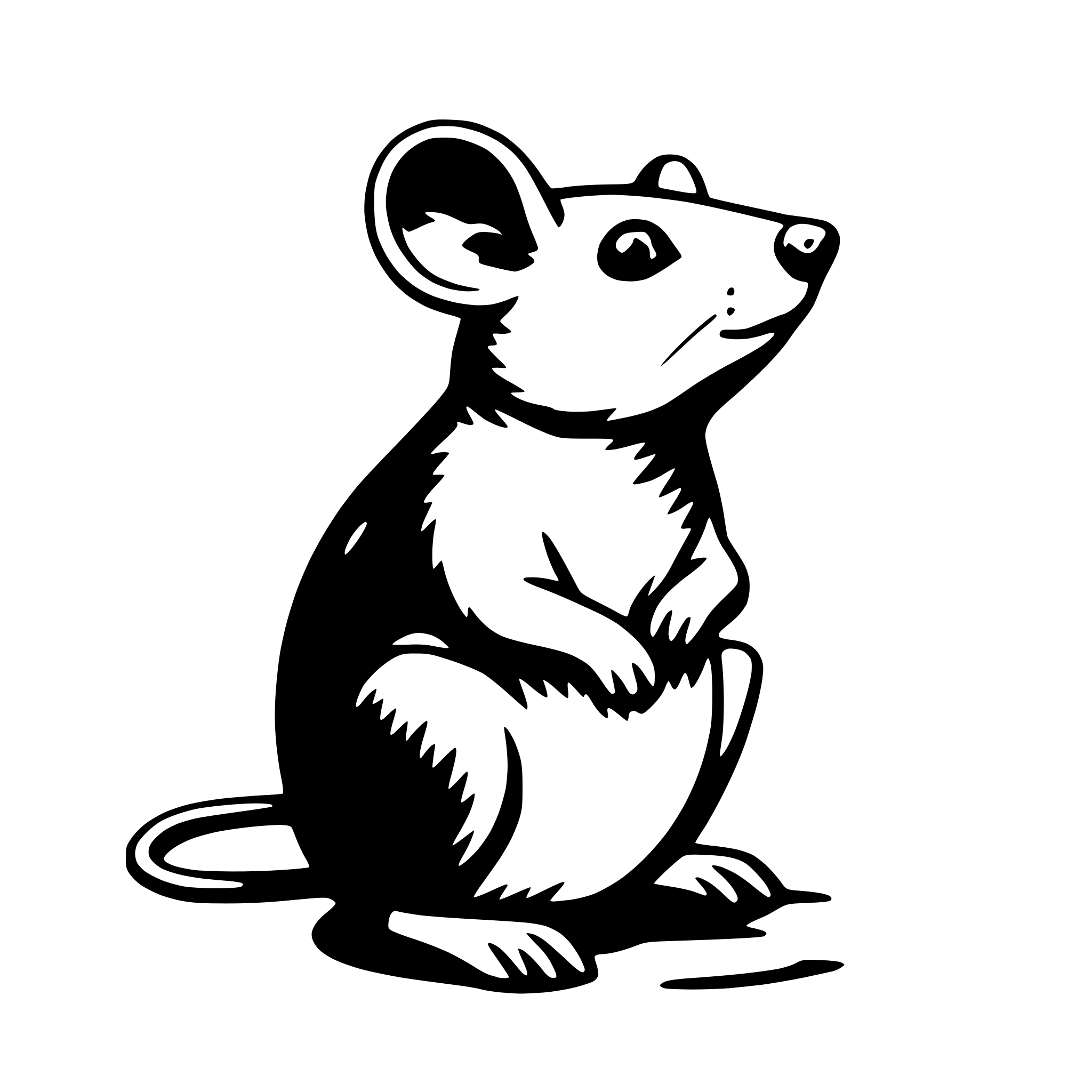AI-generated SVG of a mouse