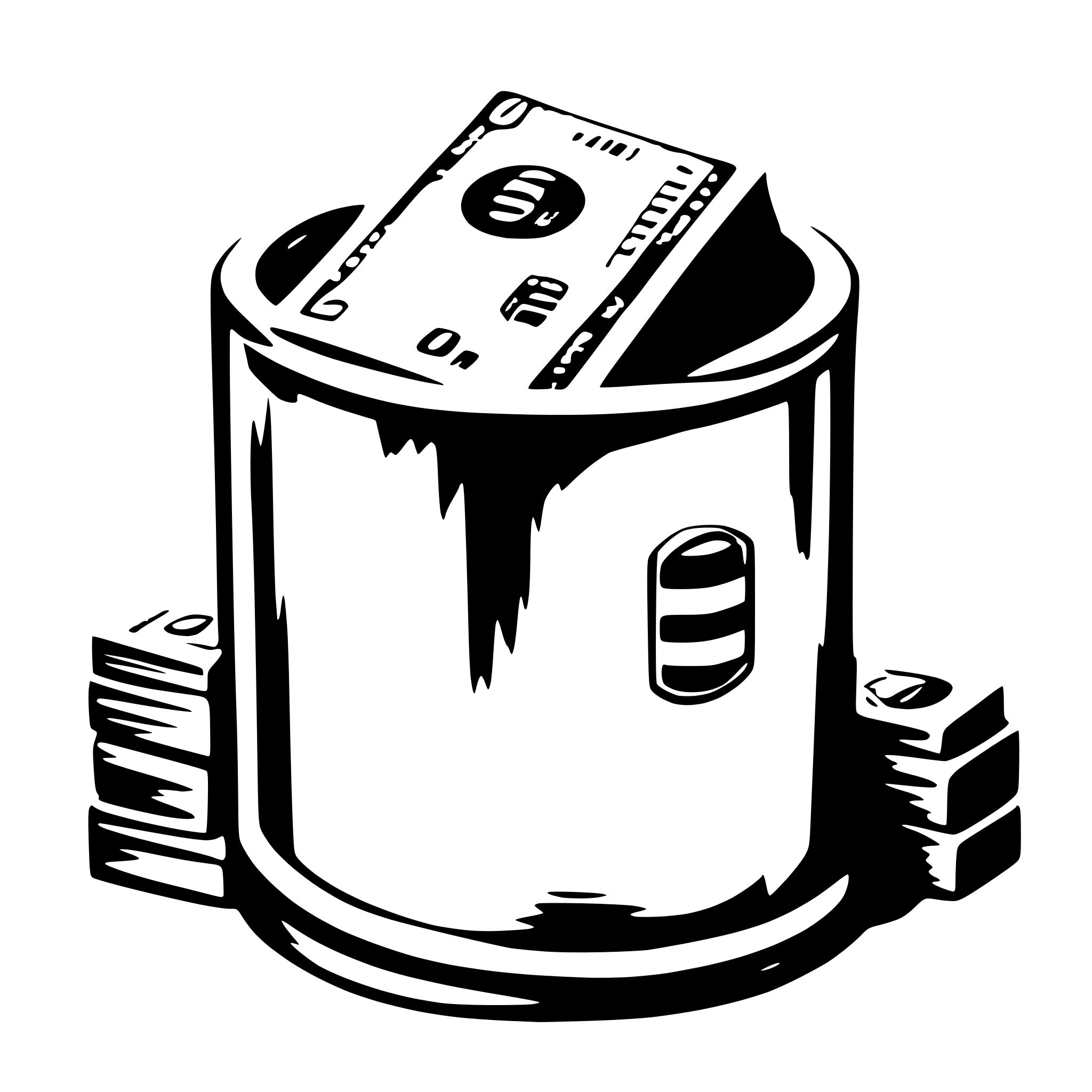 AI-generated SVG of 'volume of stock in dollars'