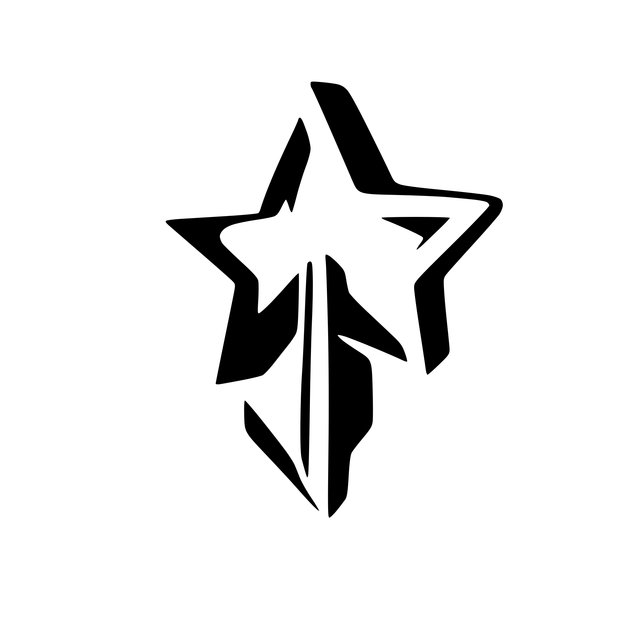 AI-generated SVG of a star