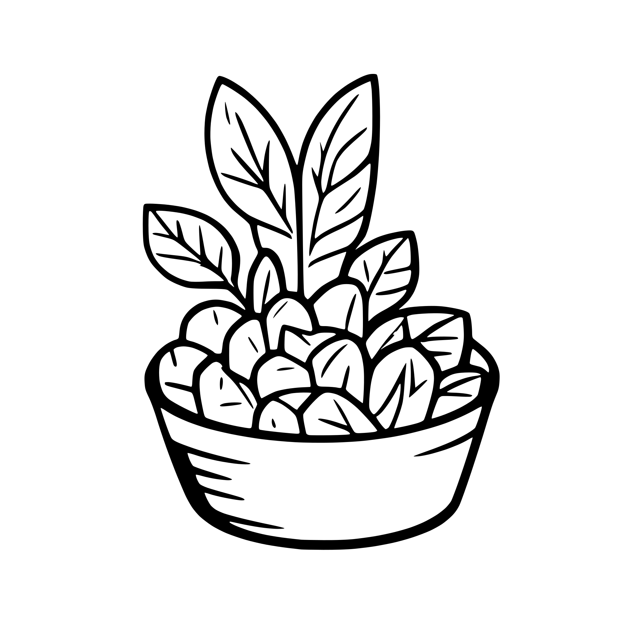 AI-generated SVG of 'Vegetarian animal friendly vegan'