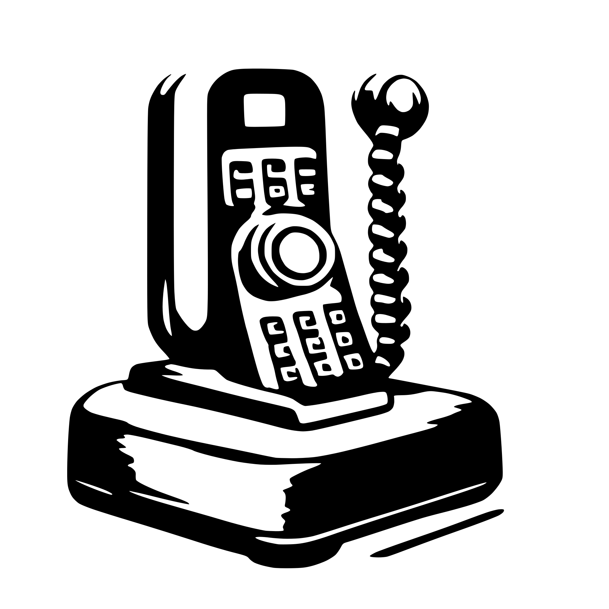 AI-generated SVG of 'clay phone'
