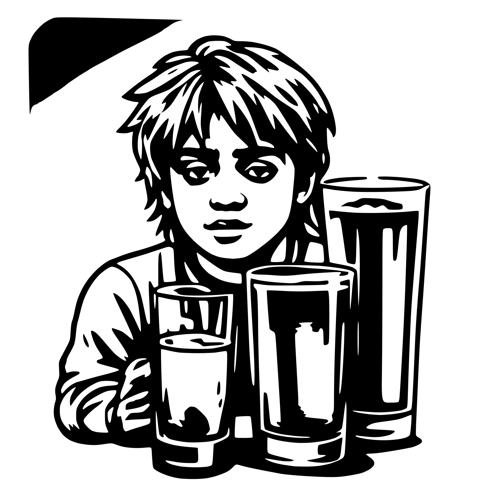 AI-generated SVG of 'Juice Wrld'