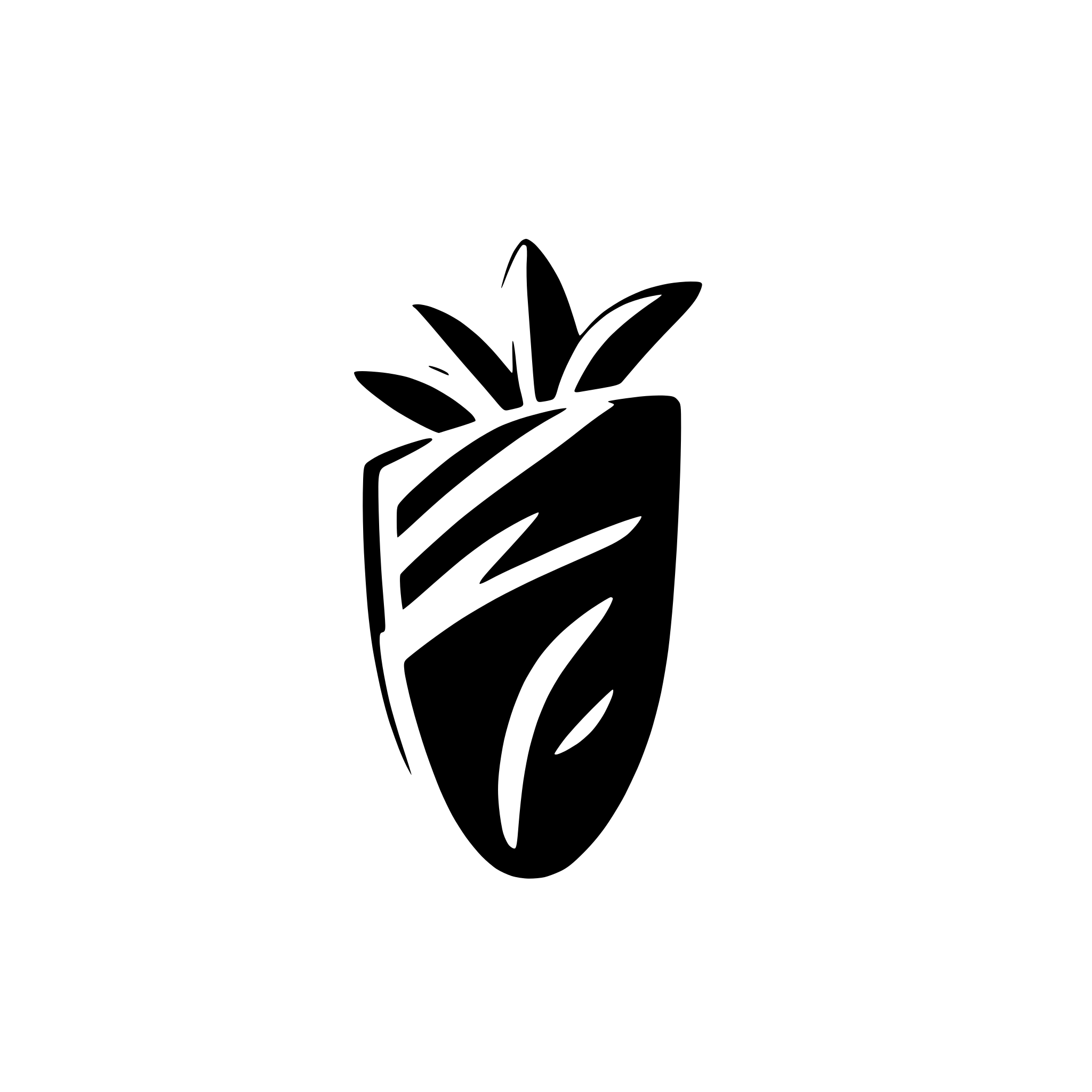 AI-generated SVG of a carrot
