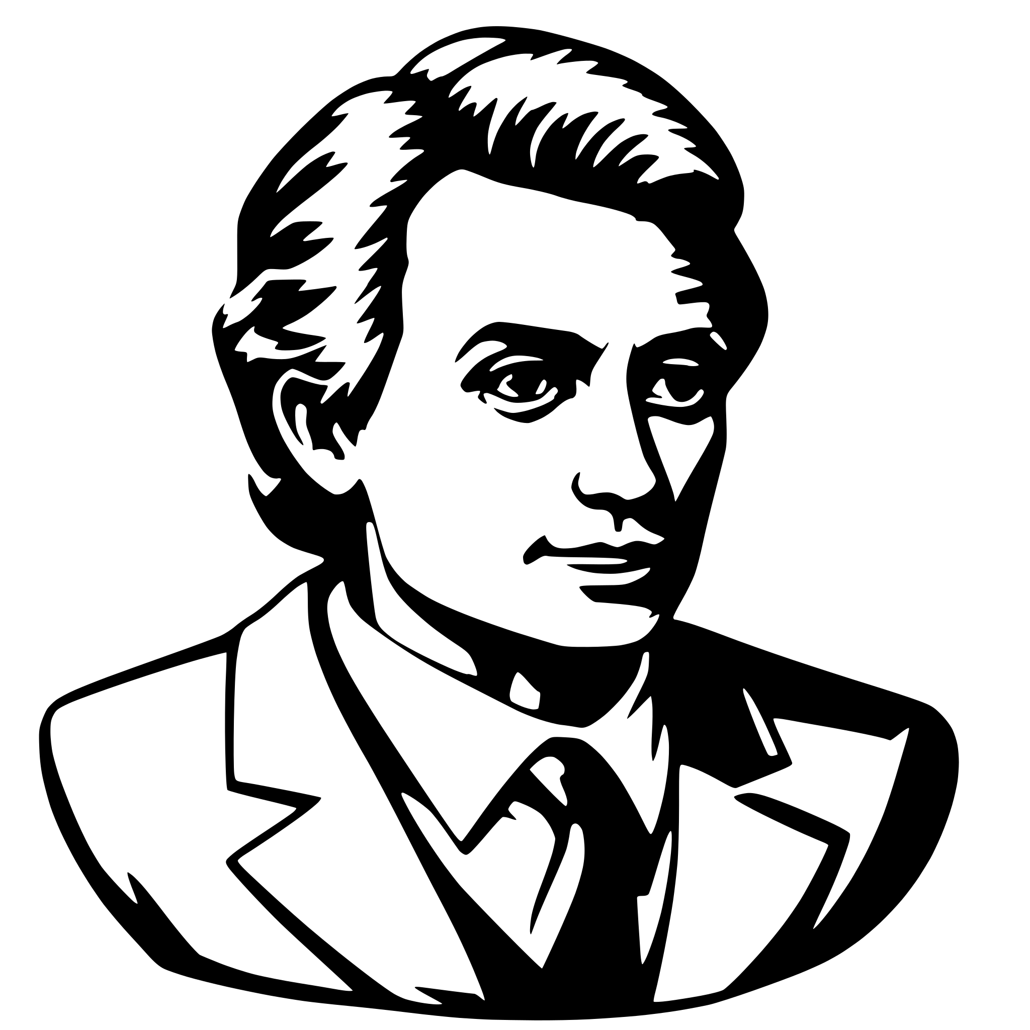 AI-generated SVG of 'political figure'