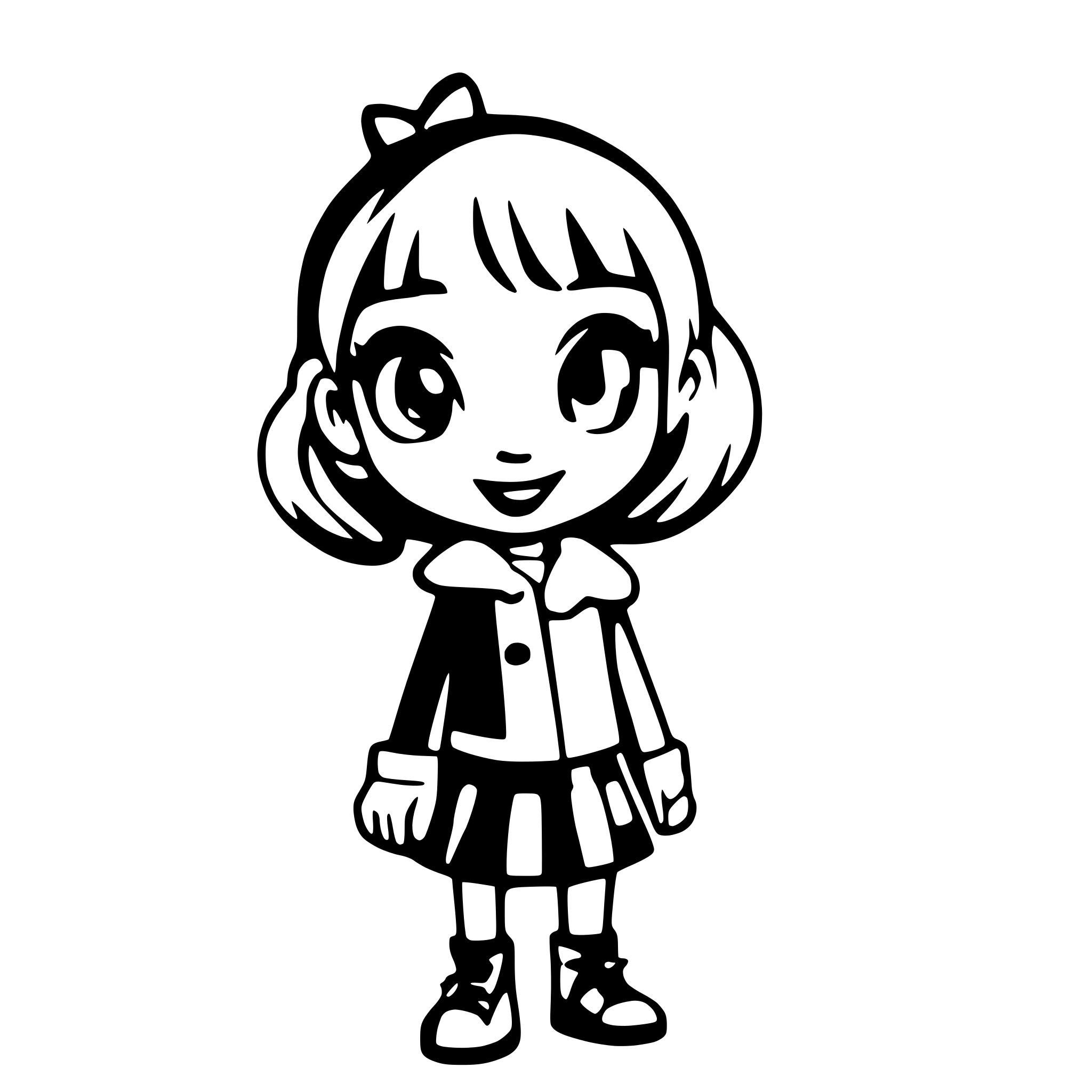 AI-generated SVG of a W.V.T