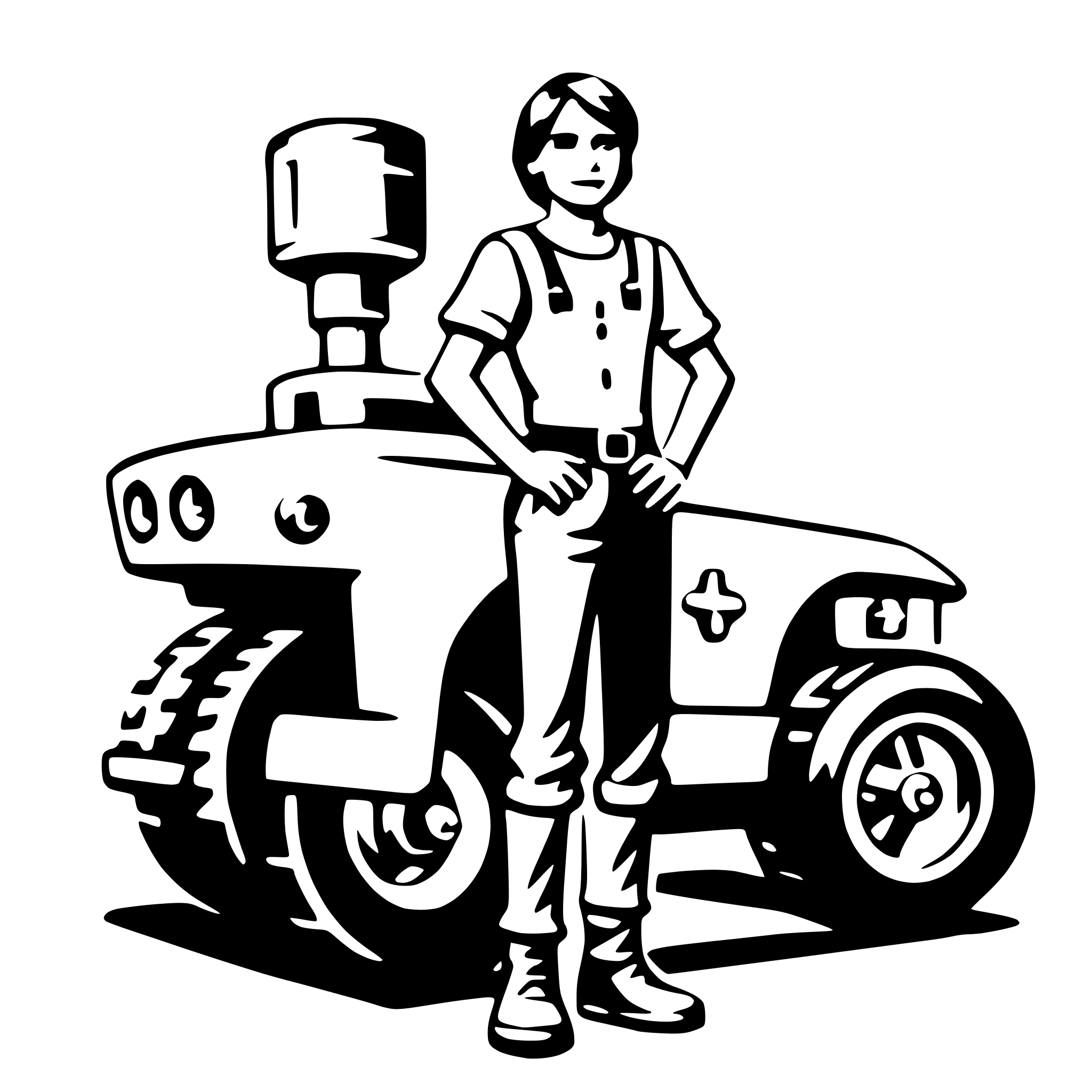 AI-generated SVG of 'mechanic'