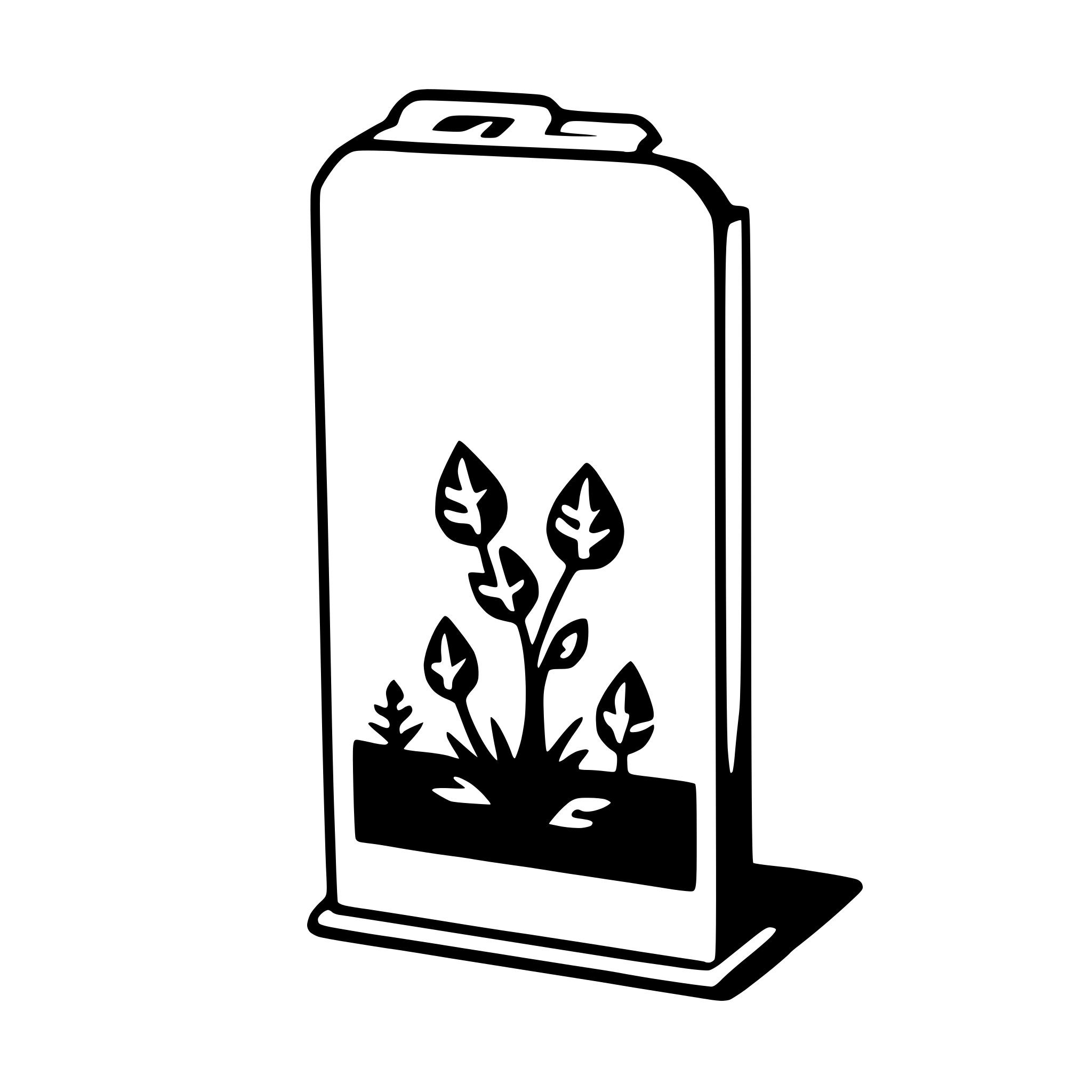 AI-generated SVG of a pamphlet