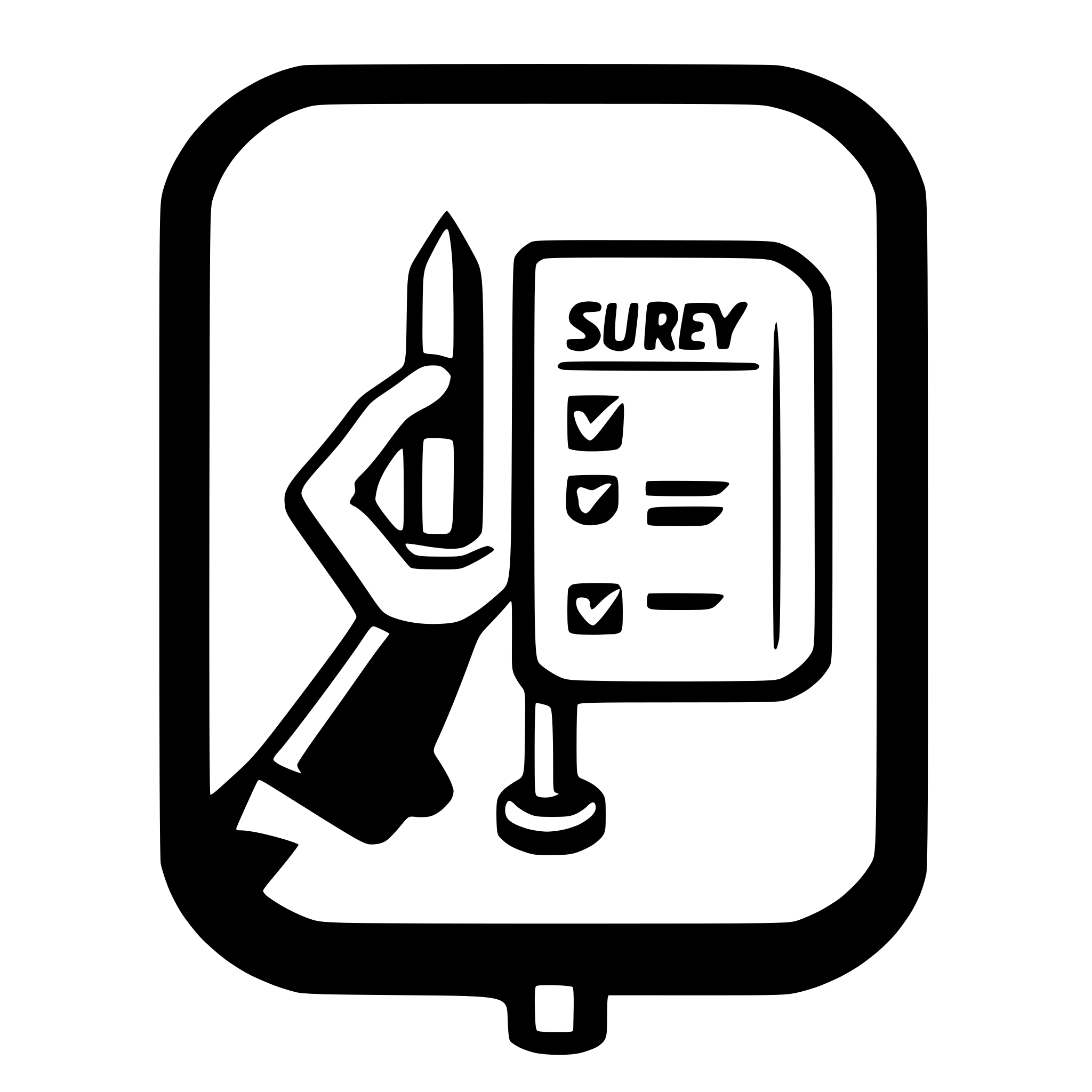 AI-generated SVG of a survey icon