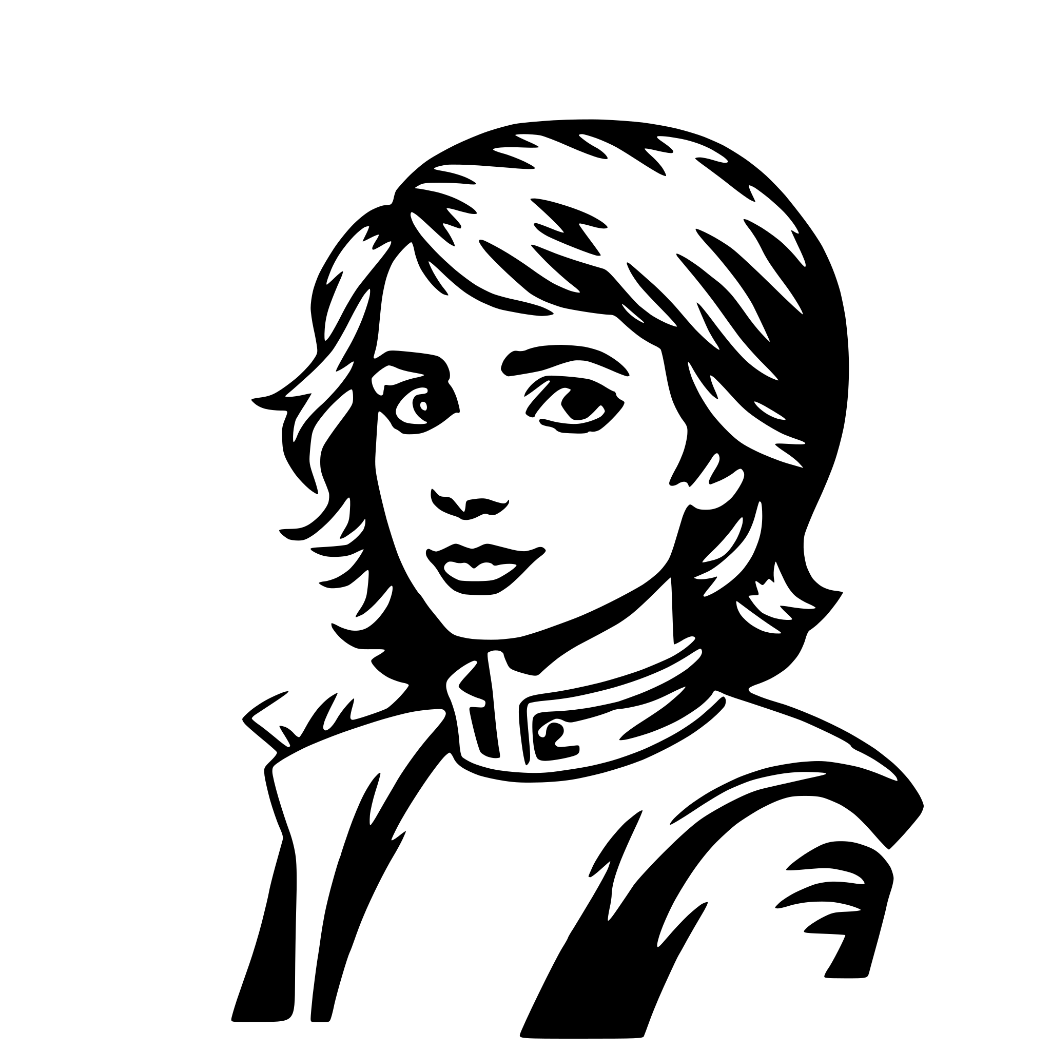 AI-generated SVG of 'artist'