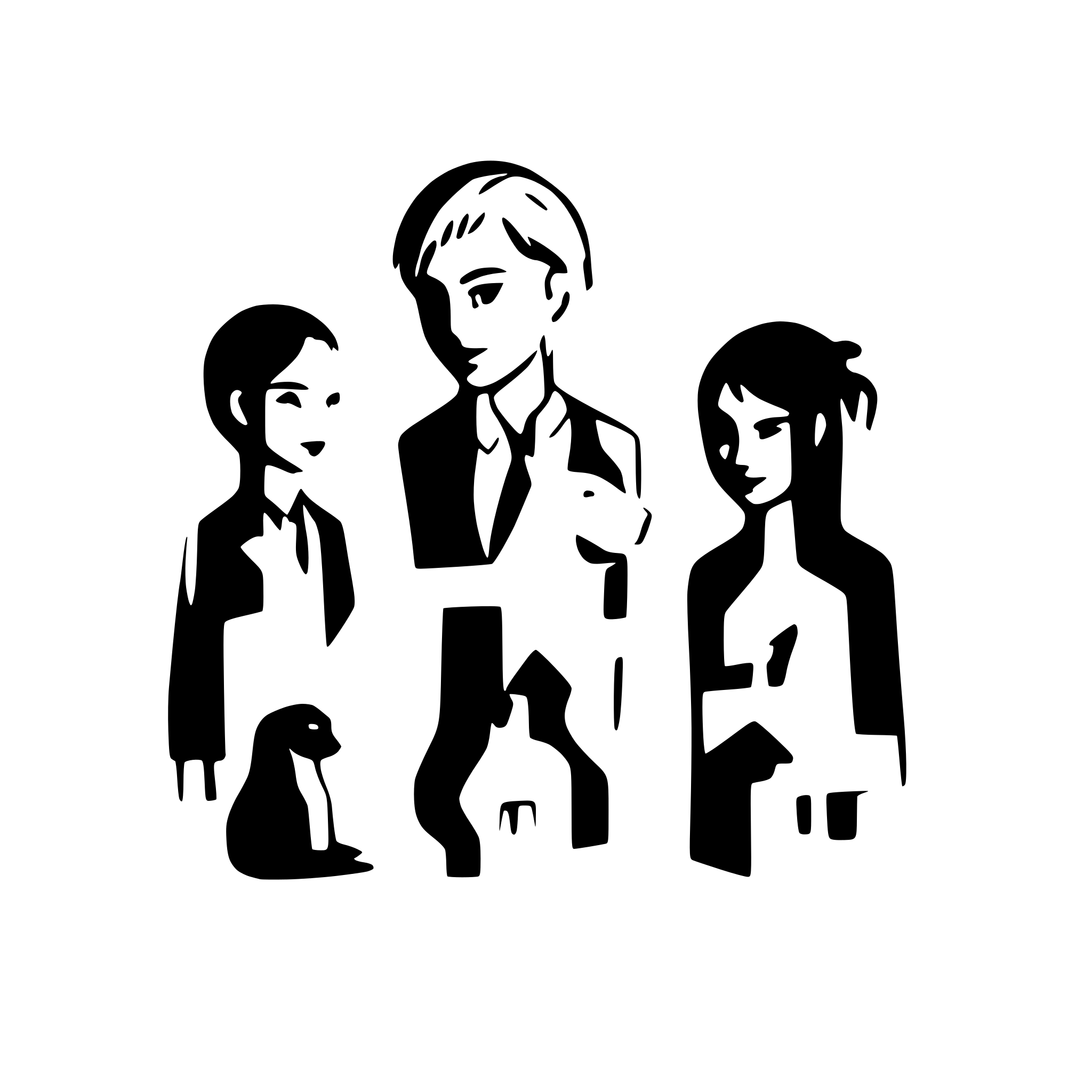 AI-generated SVG of a veterinarians forming a team