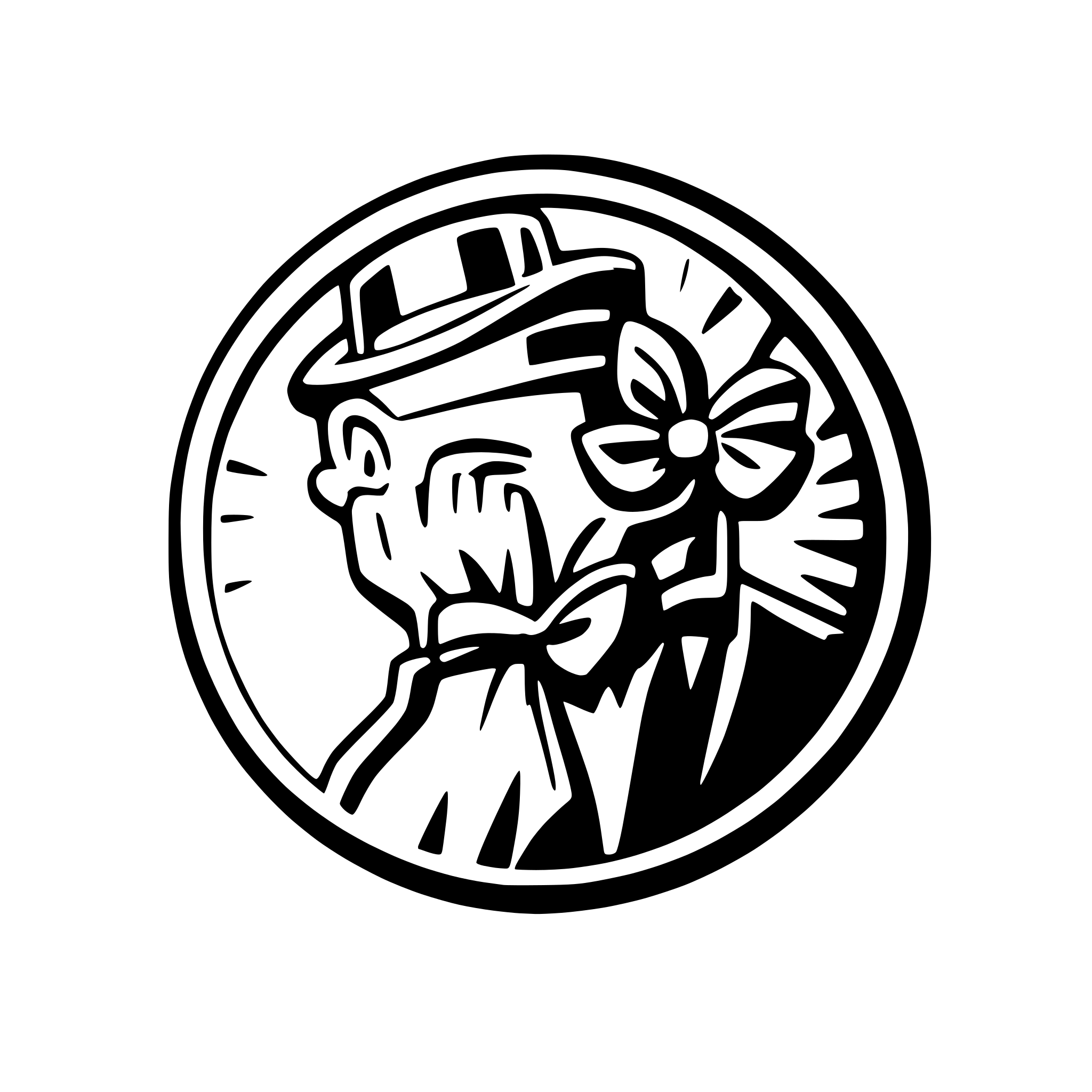 AI-generated SVG of a the hand that removes the hat and bow tie