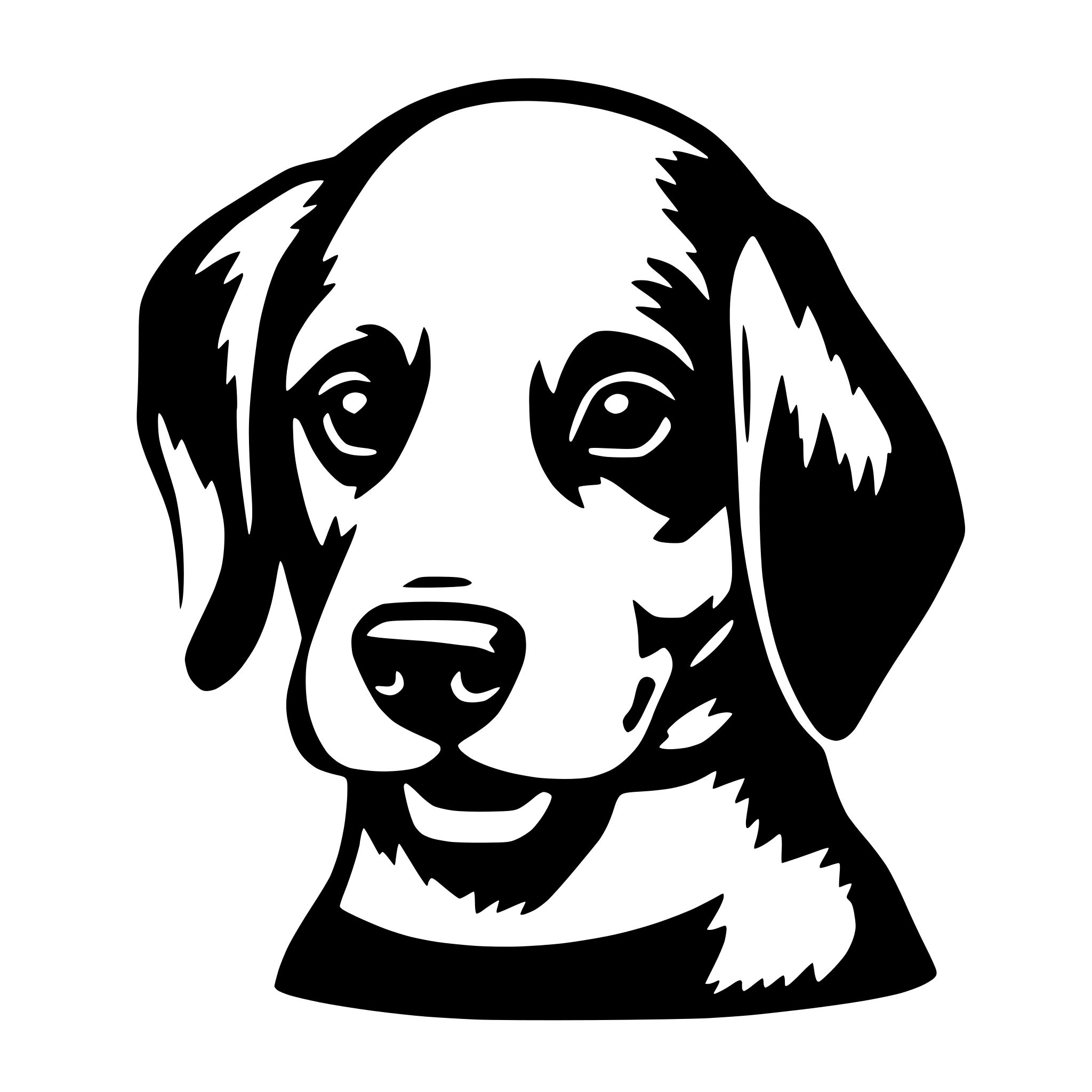 AI-generated SVG of a Dog logo