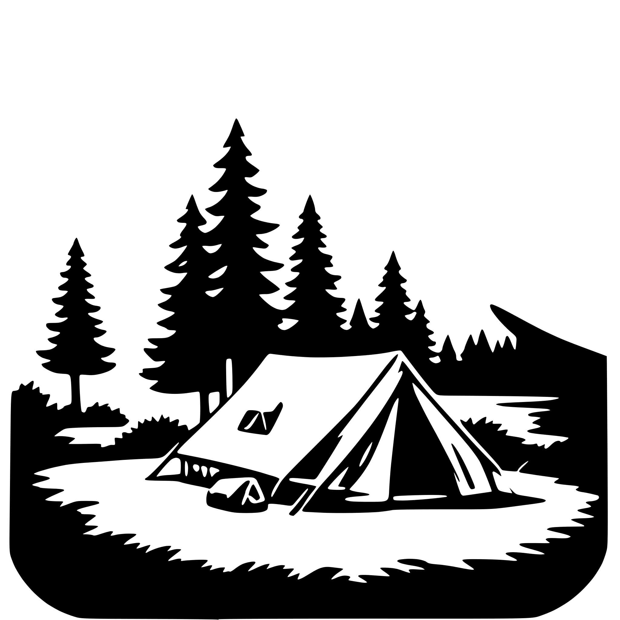 AI-generated SVG of 'camping under stars'