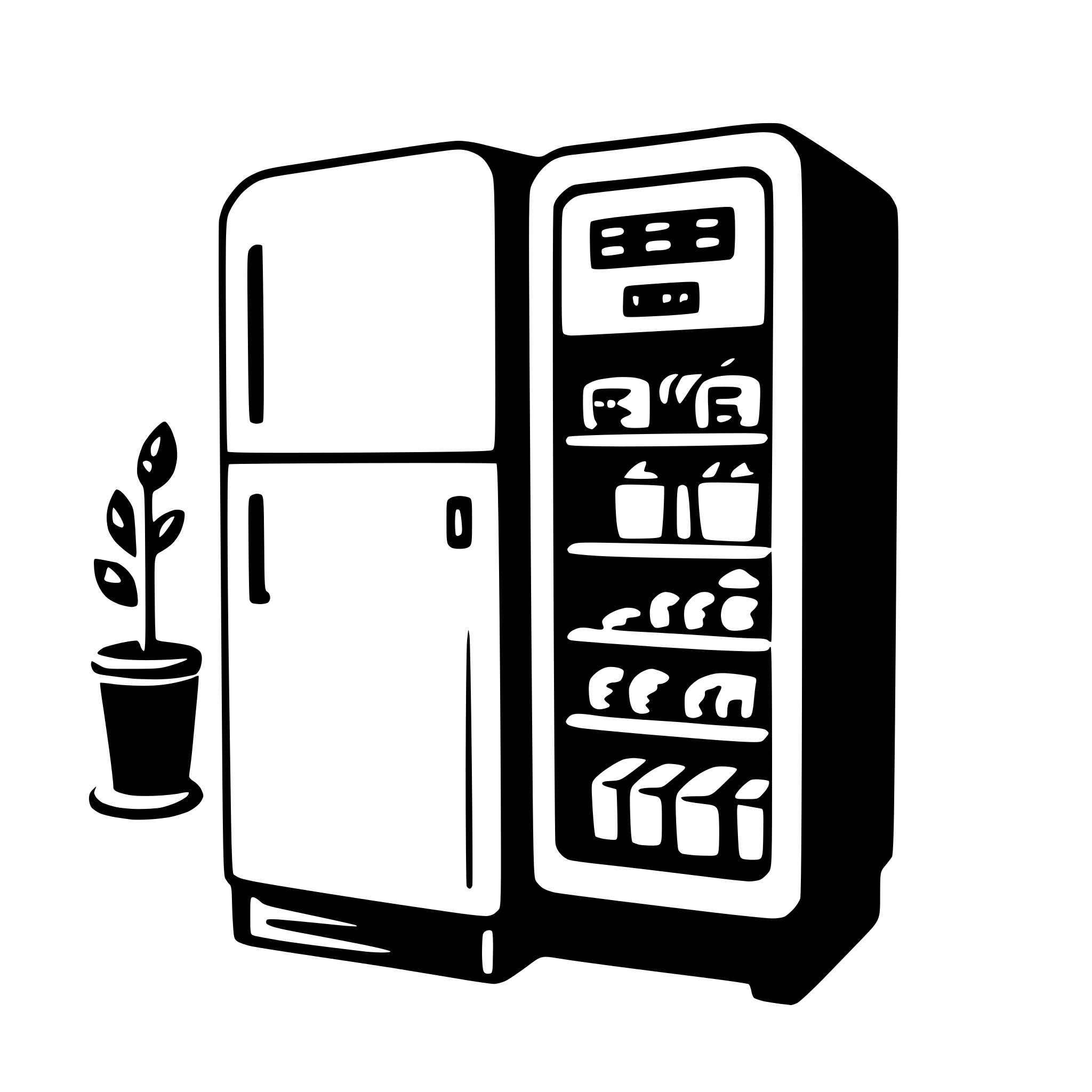 AI-generated SVG of 'refrigerator'
