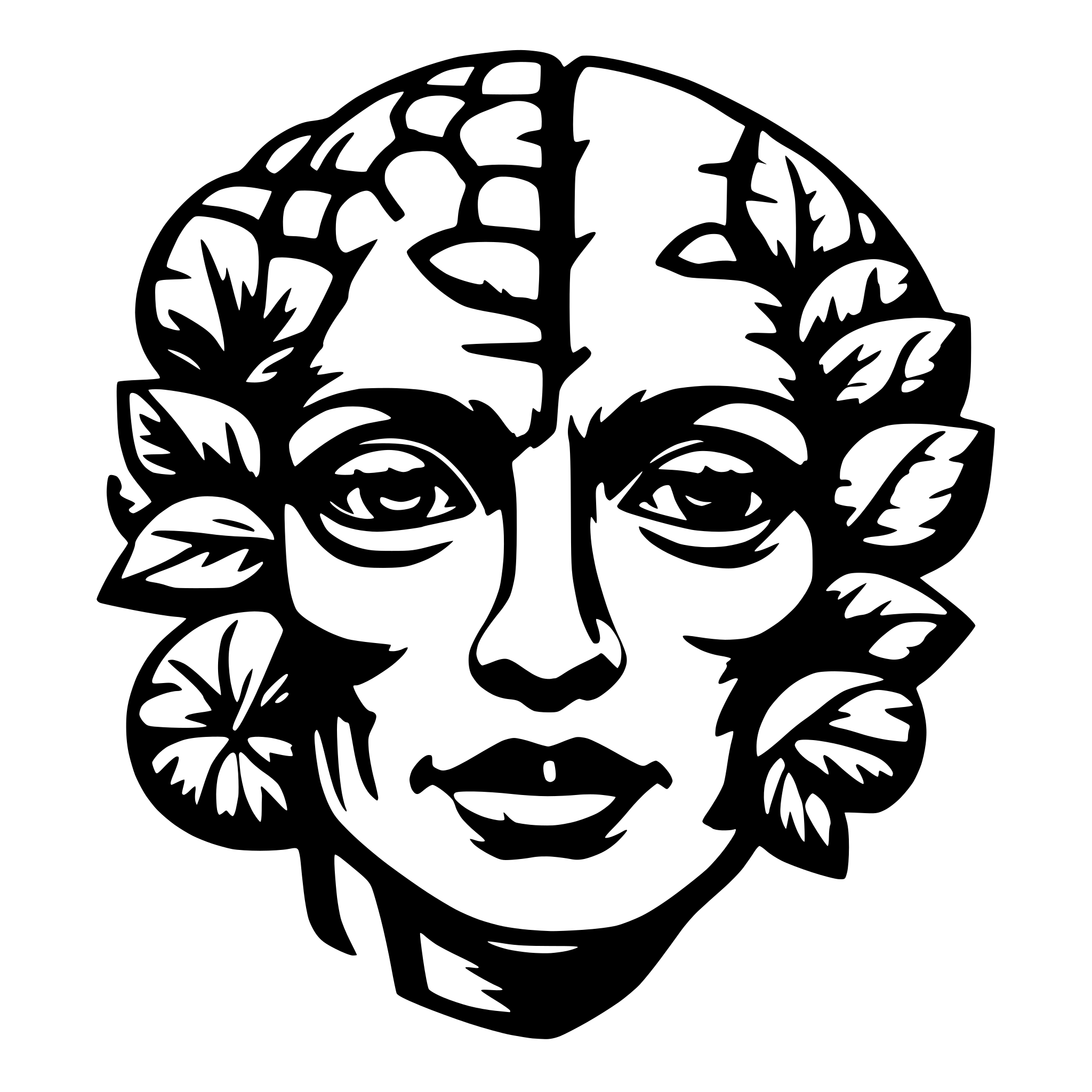 AI-generated SVG of 'brain butterflies'