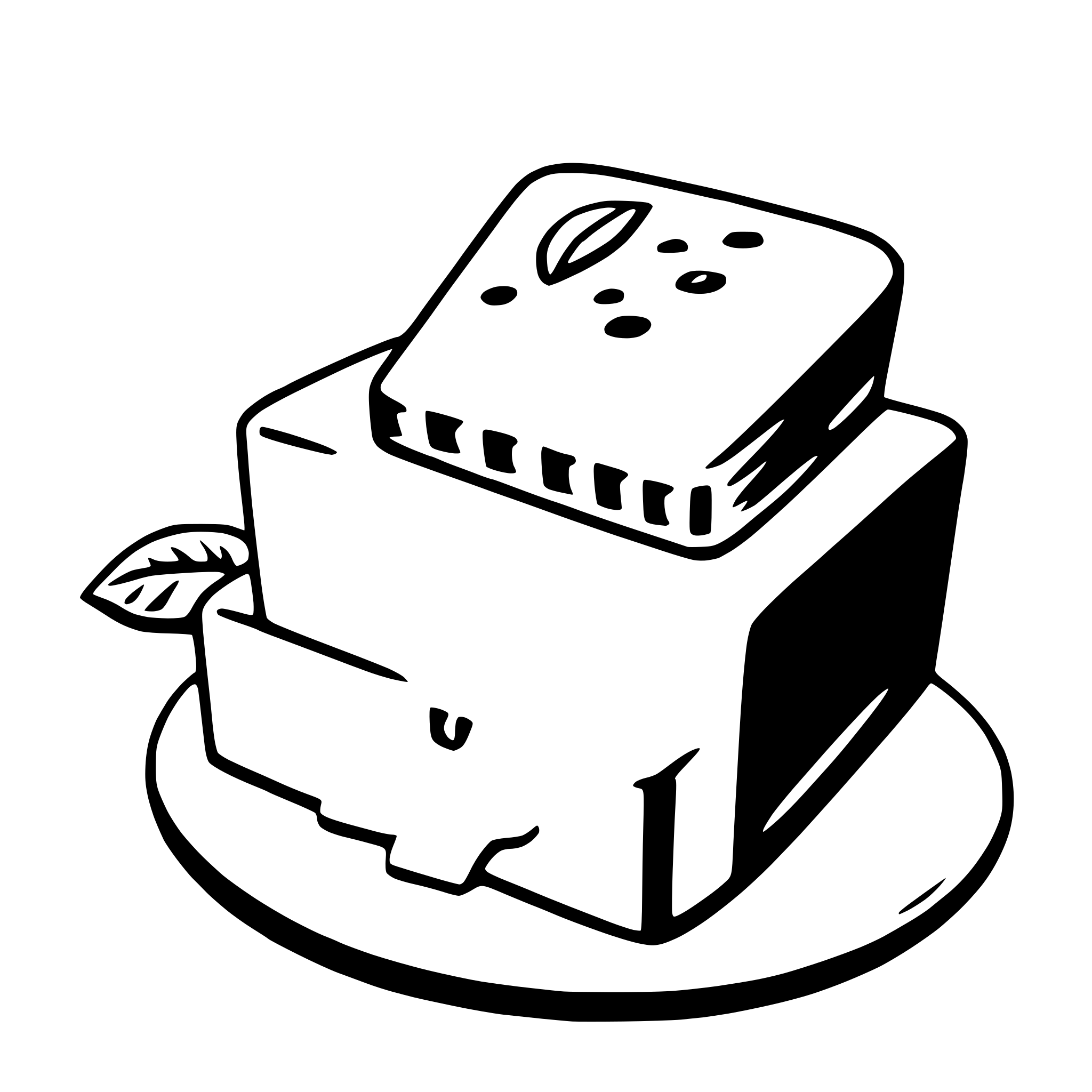 AI-generated SVG of a butter