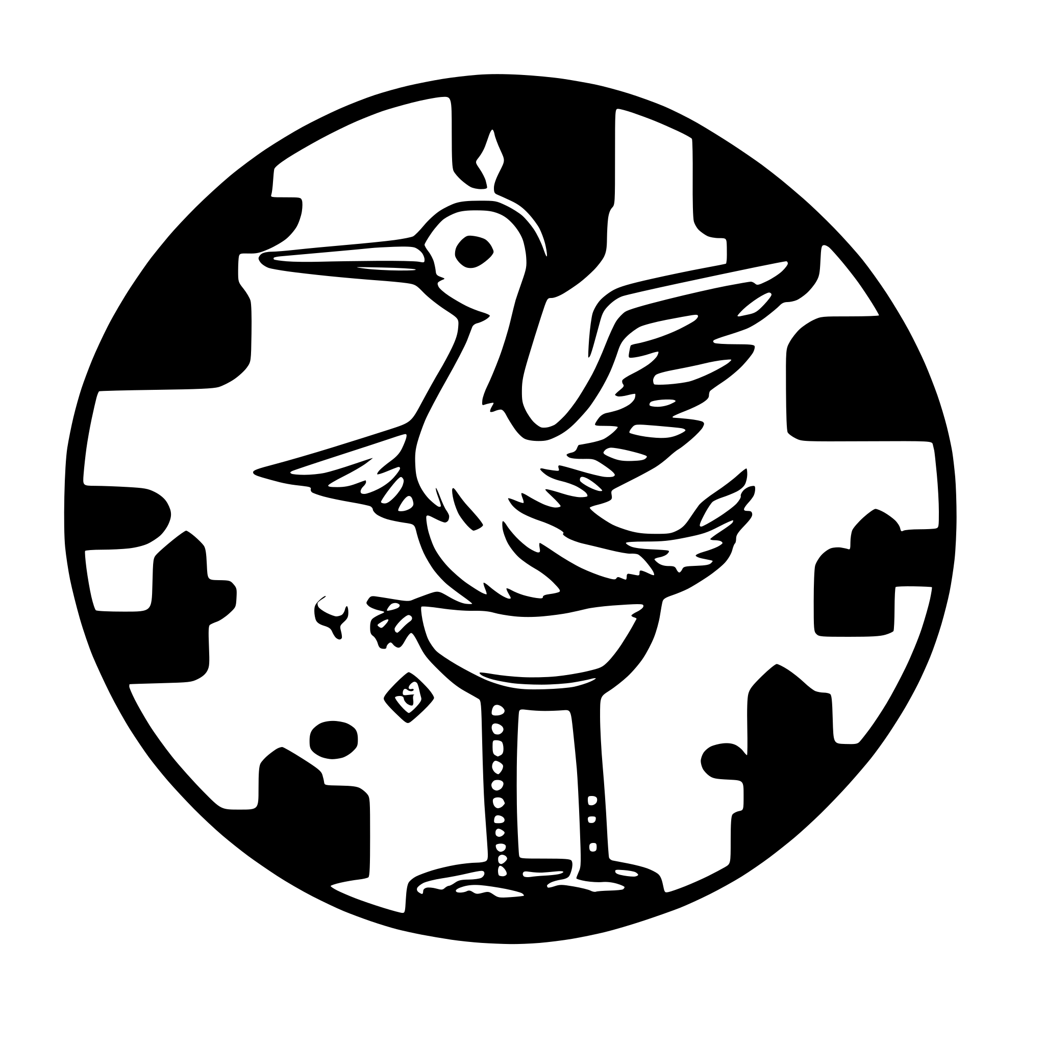 AI-generated SVG of 'Stork money baby'