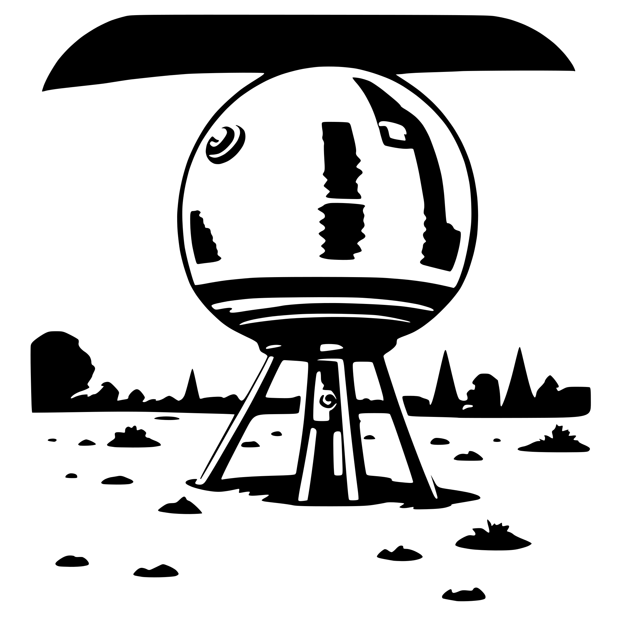 AI-generated SVG of a lonely sattelite
