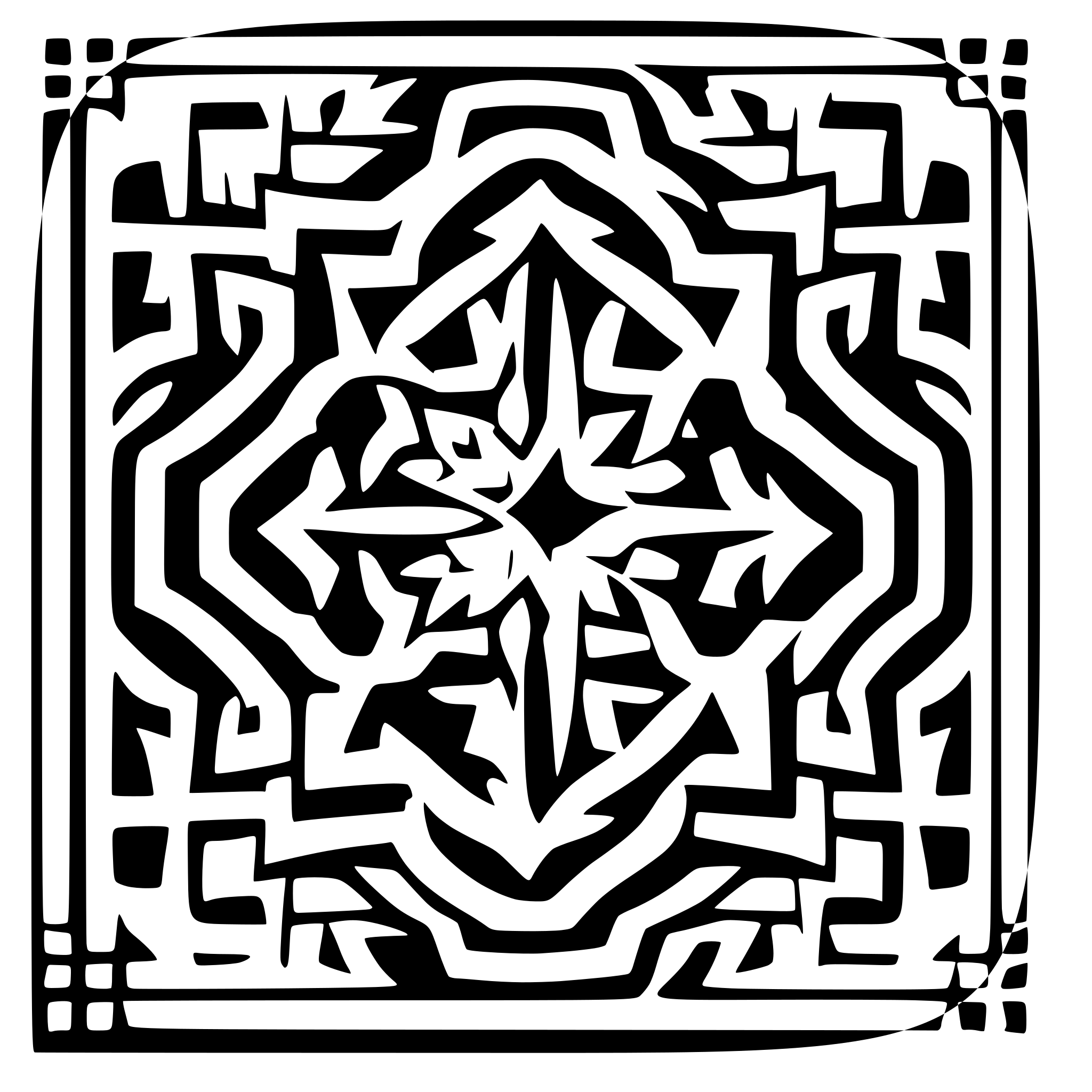 AI-generated SVG of 'page border for a book that use islamic art'