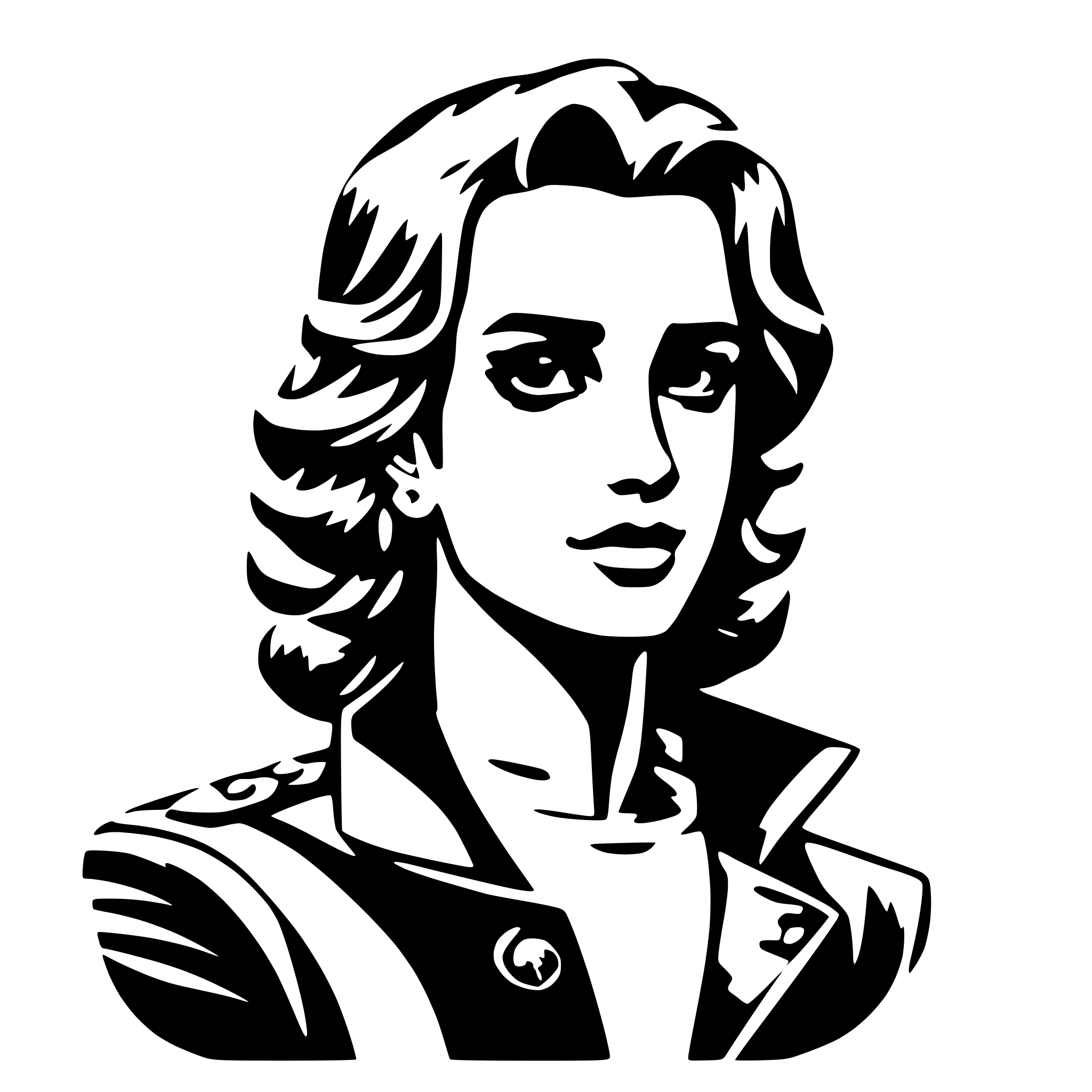 AI-generated SVG of 'jojo'