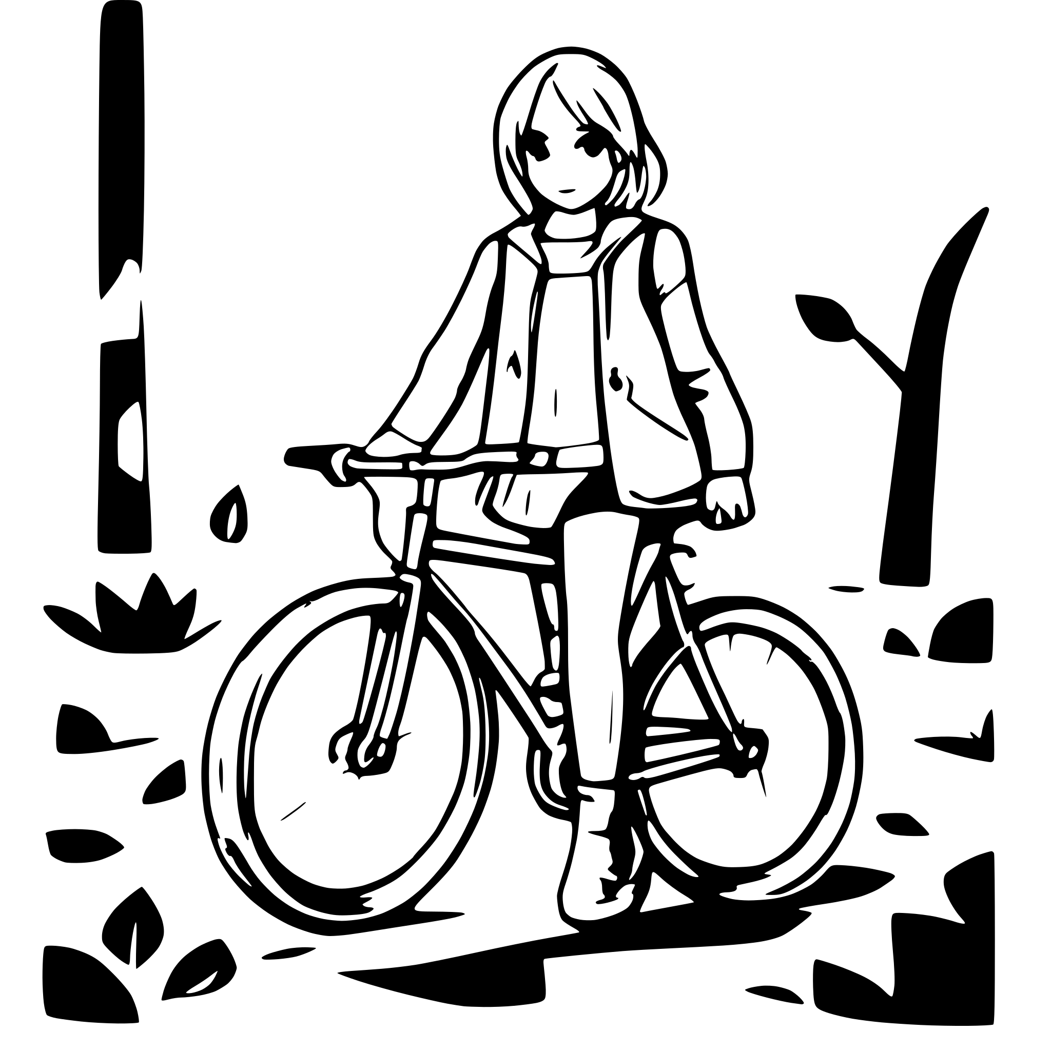 AI-generated SVG of a cycle