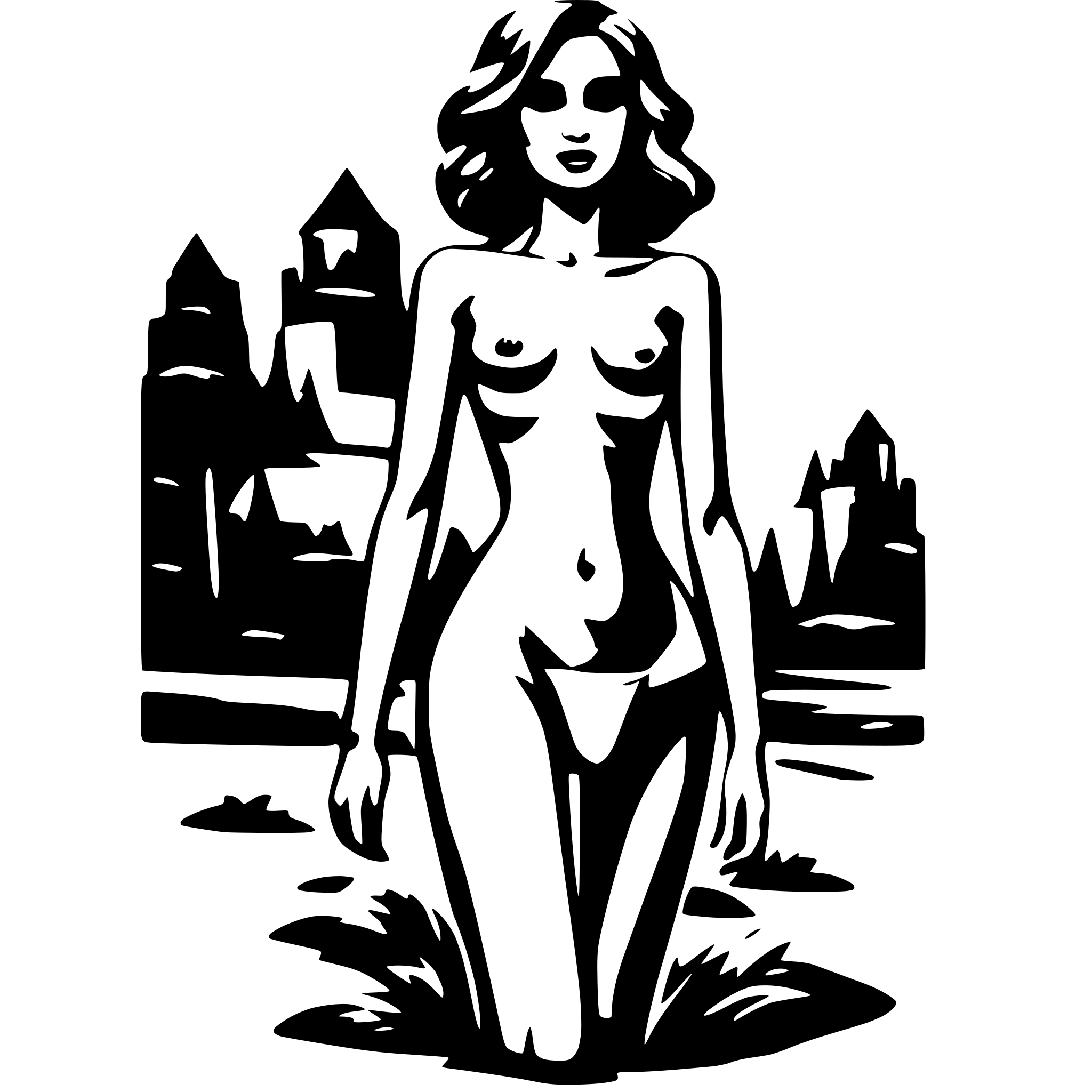 AI-generated SVG of 'nude woman, full body'