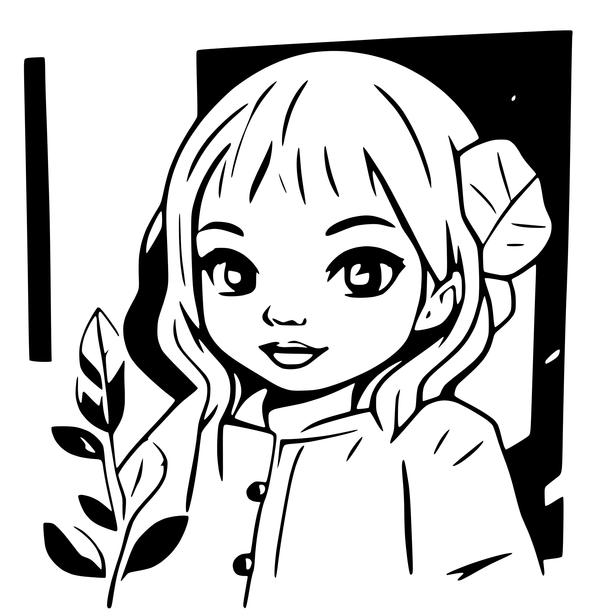 AI-generated SVG of a baby
