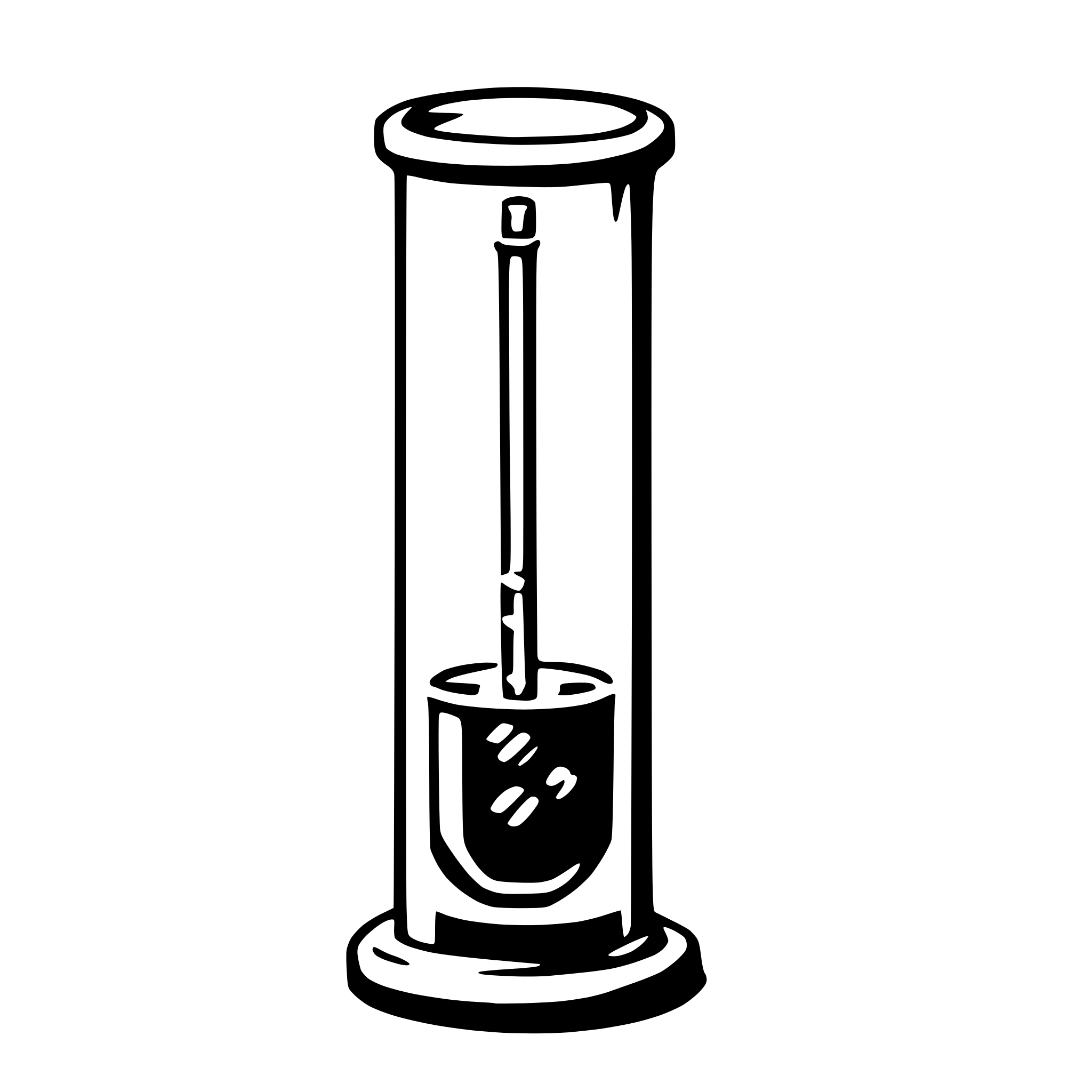 AI-generated SVG of a test tube