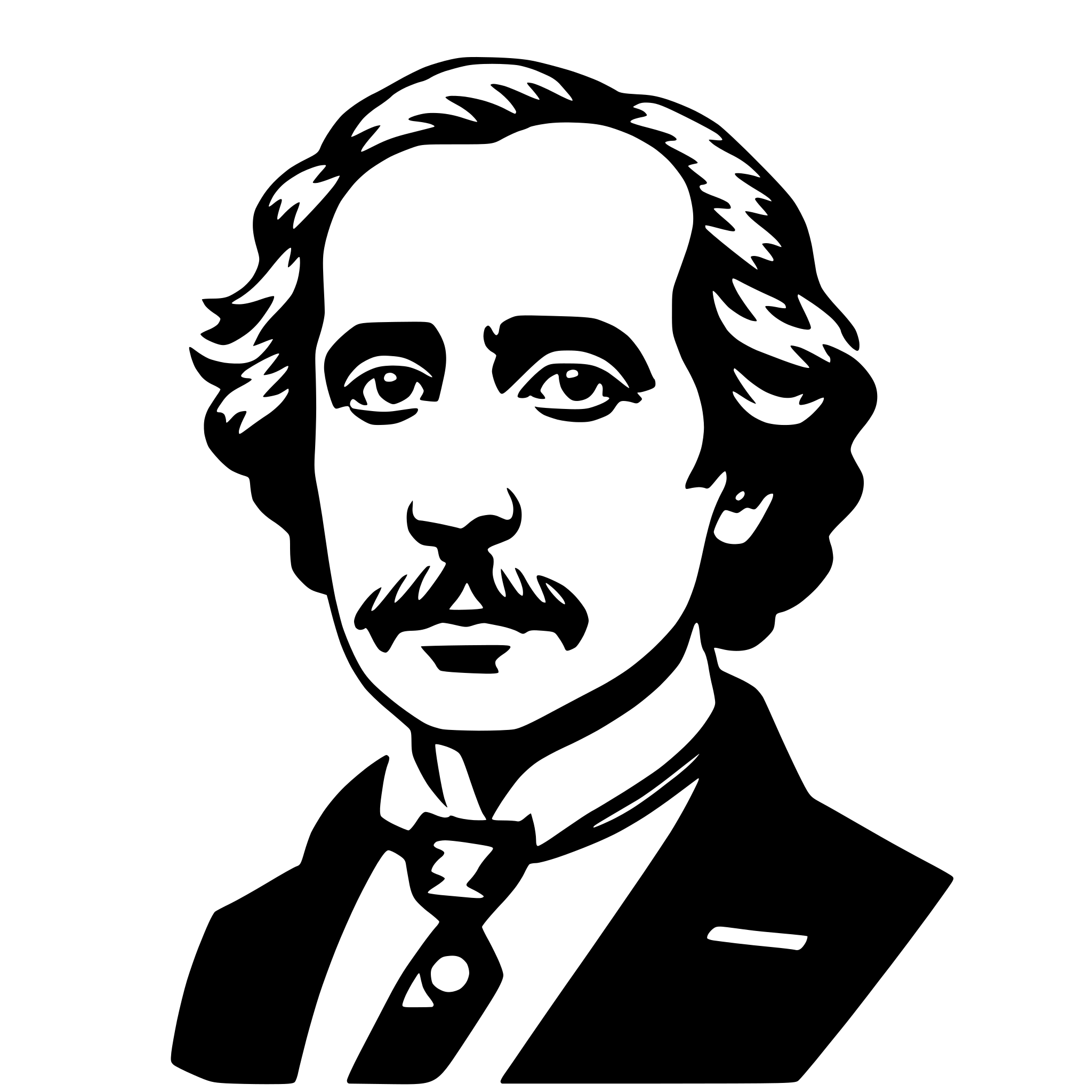 AI-generated SVG of 'charles dickens'