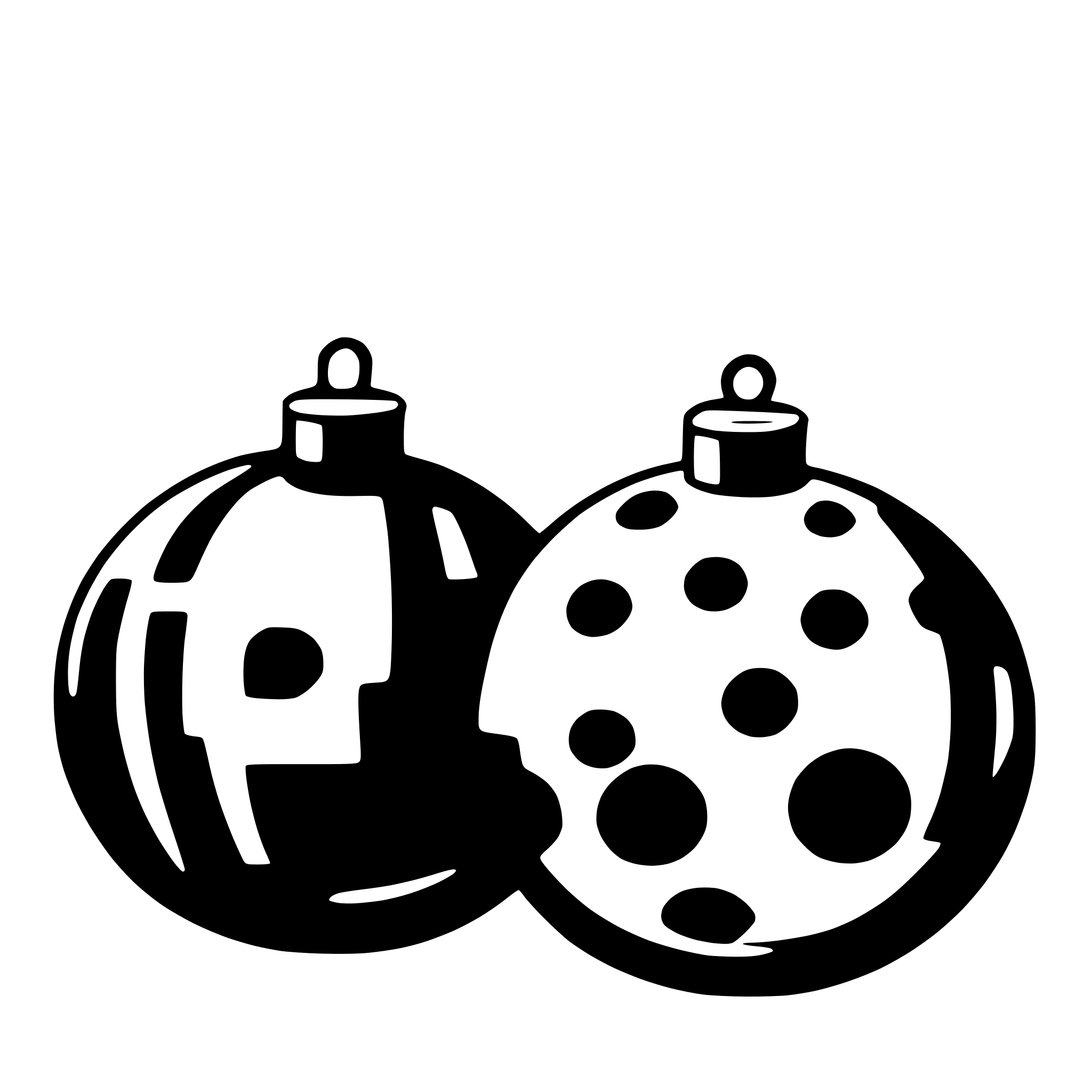 AI-generated SVG of a christmas tree balls