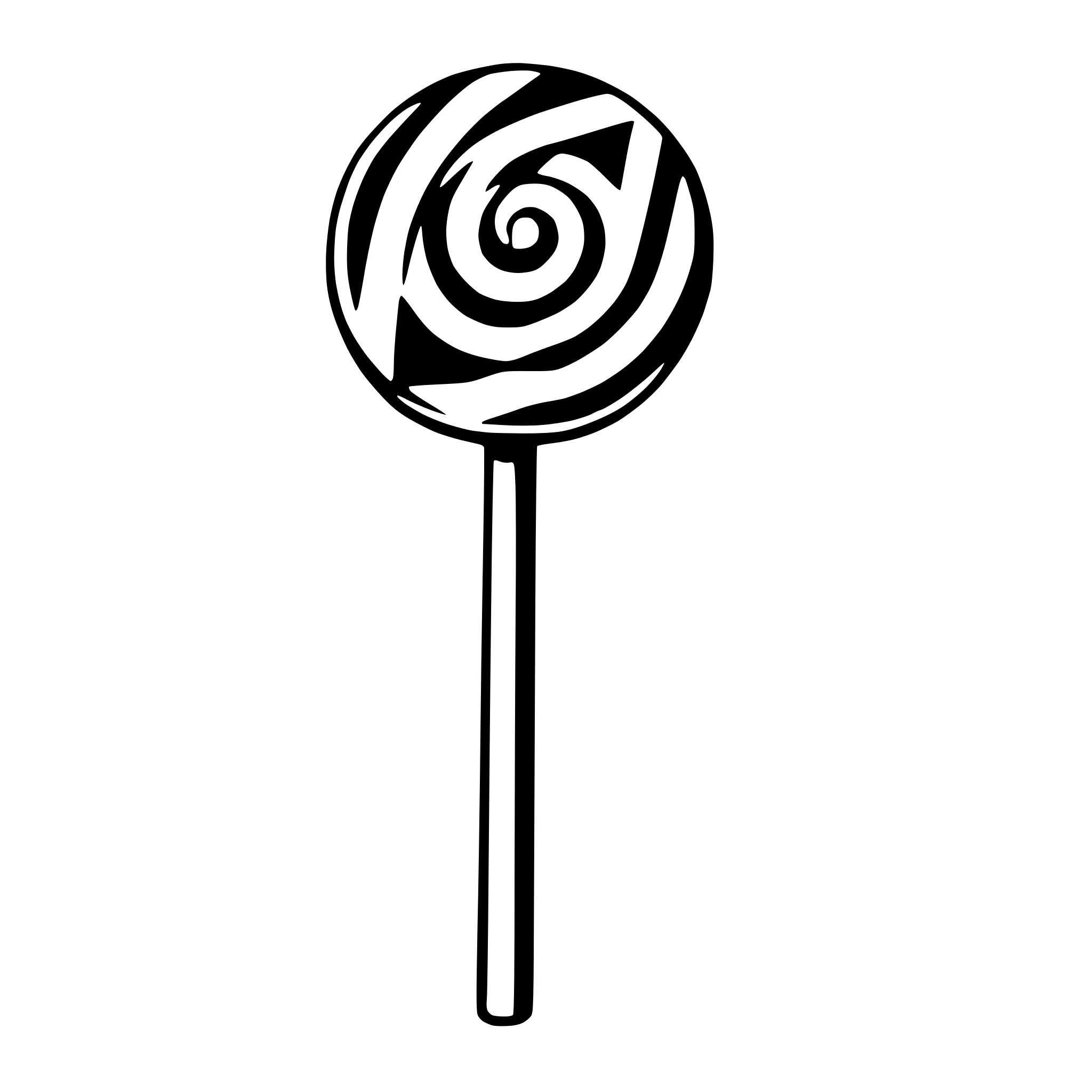 AI-generated SVG of a lollipop