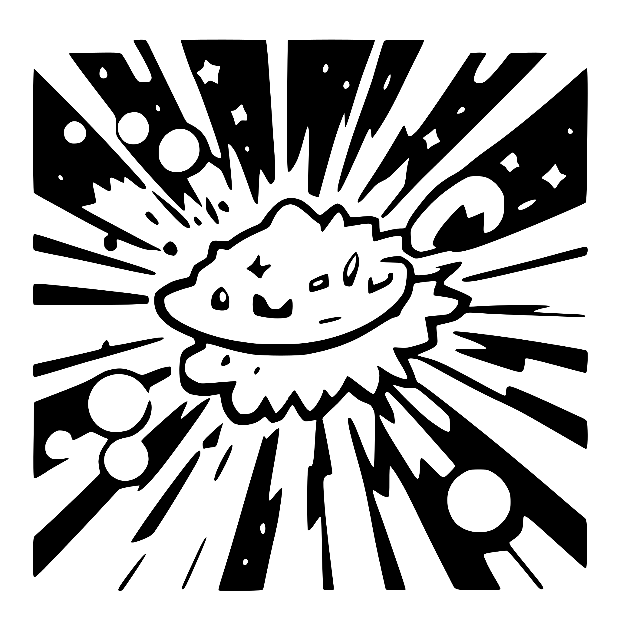 AI-generated SVG of a accelerated sparkles as a galaxy system