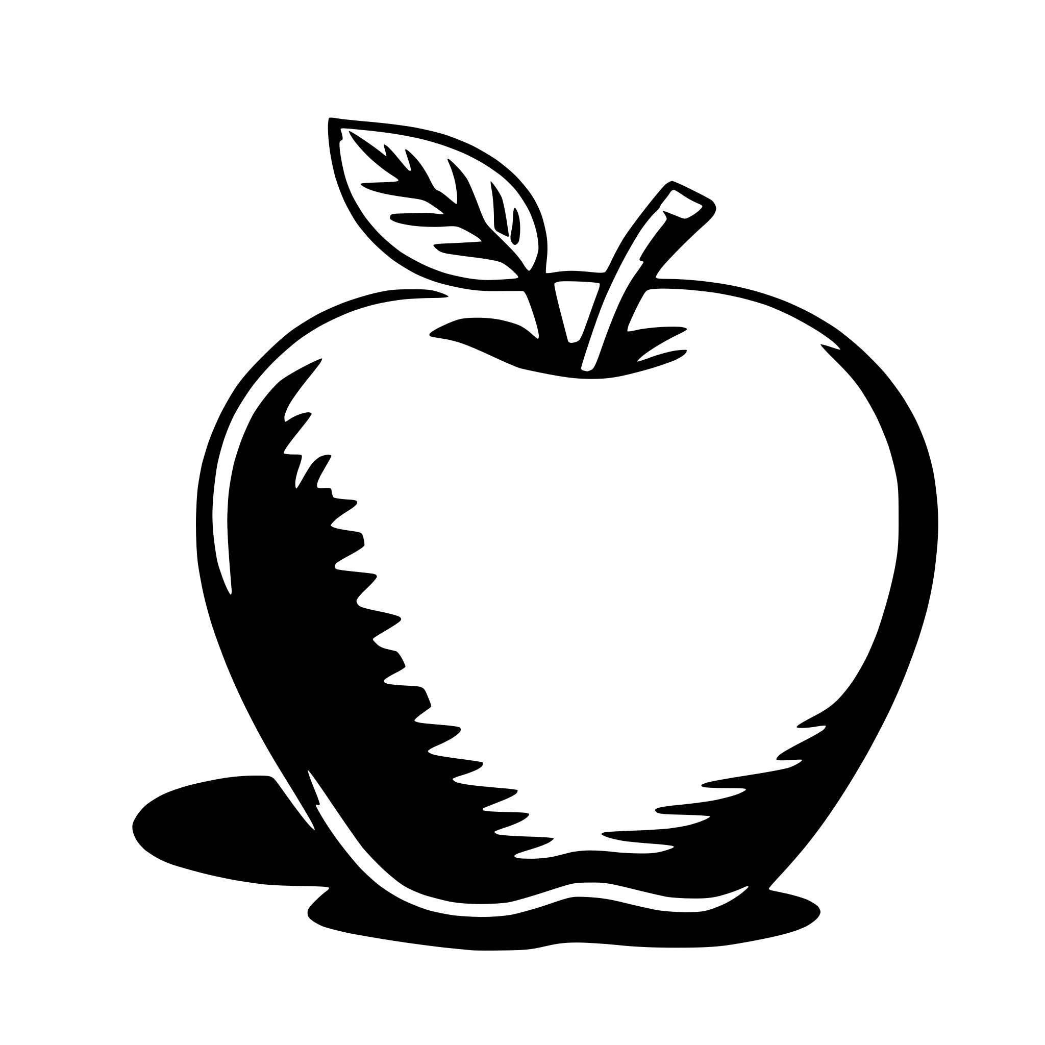 AI-generated SVG of a apple