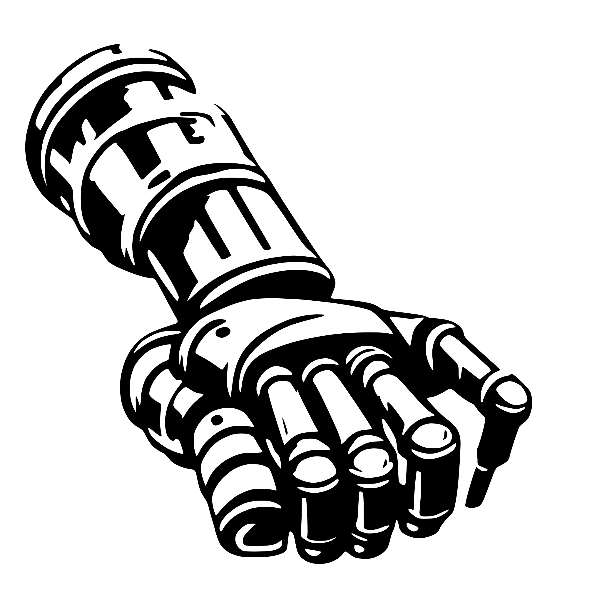 AI-generated SVG of 'robot arm'