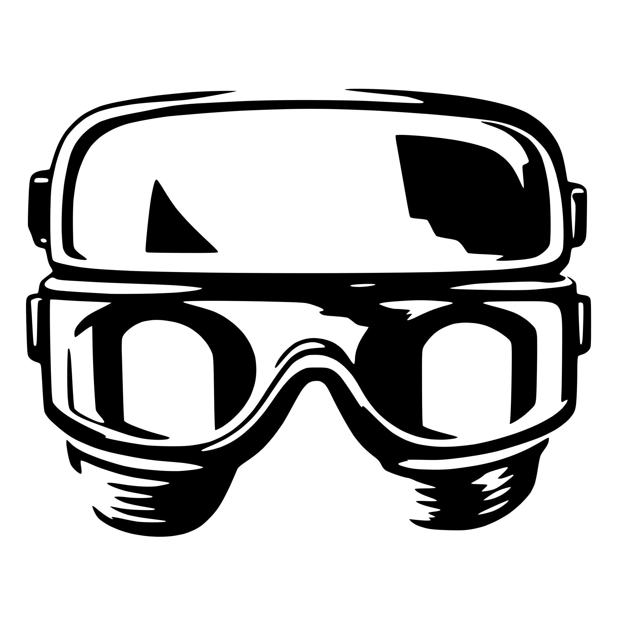 AI-generated SVG of 'protective goggles'