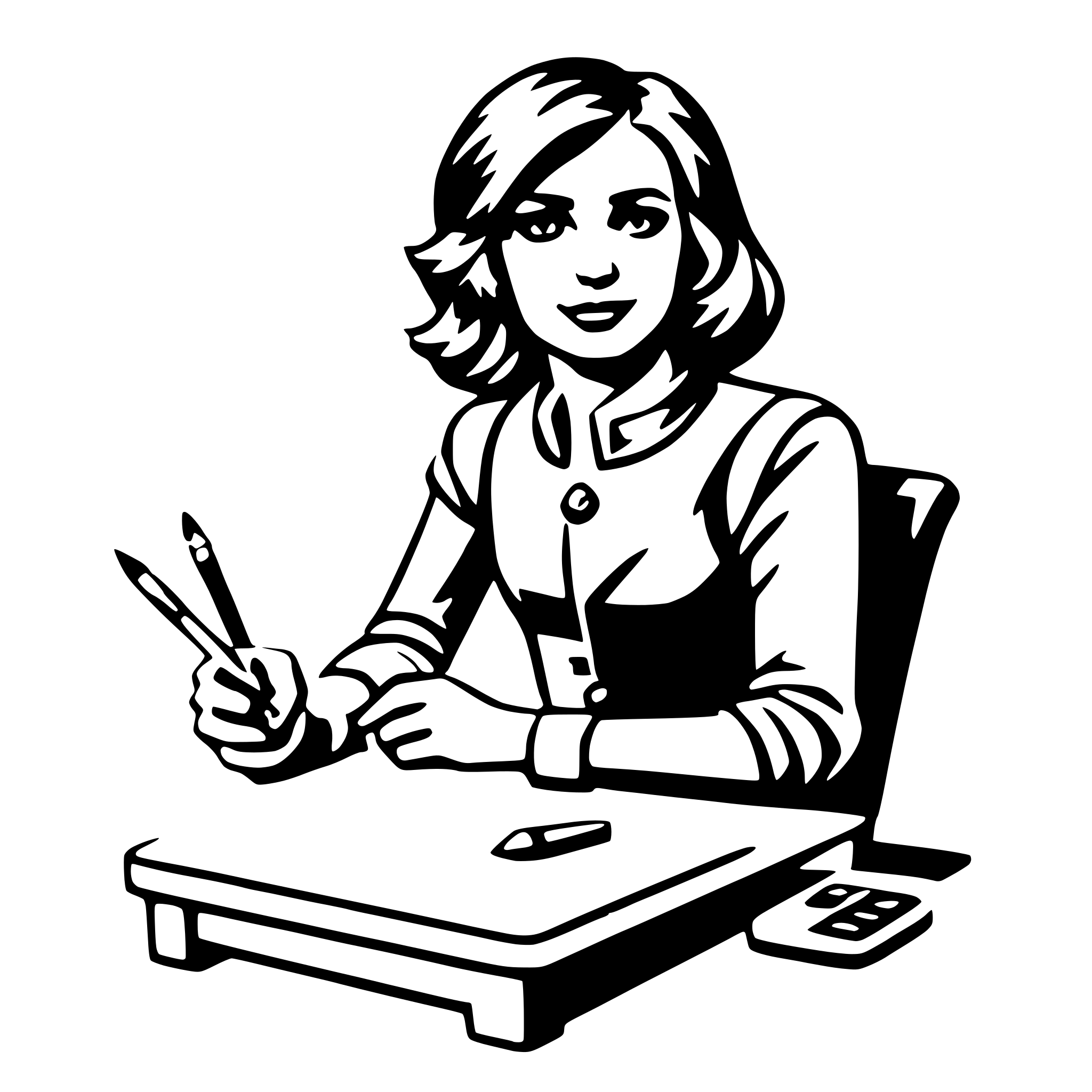 AI-generated SVG of 'editor'