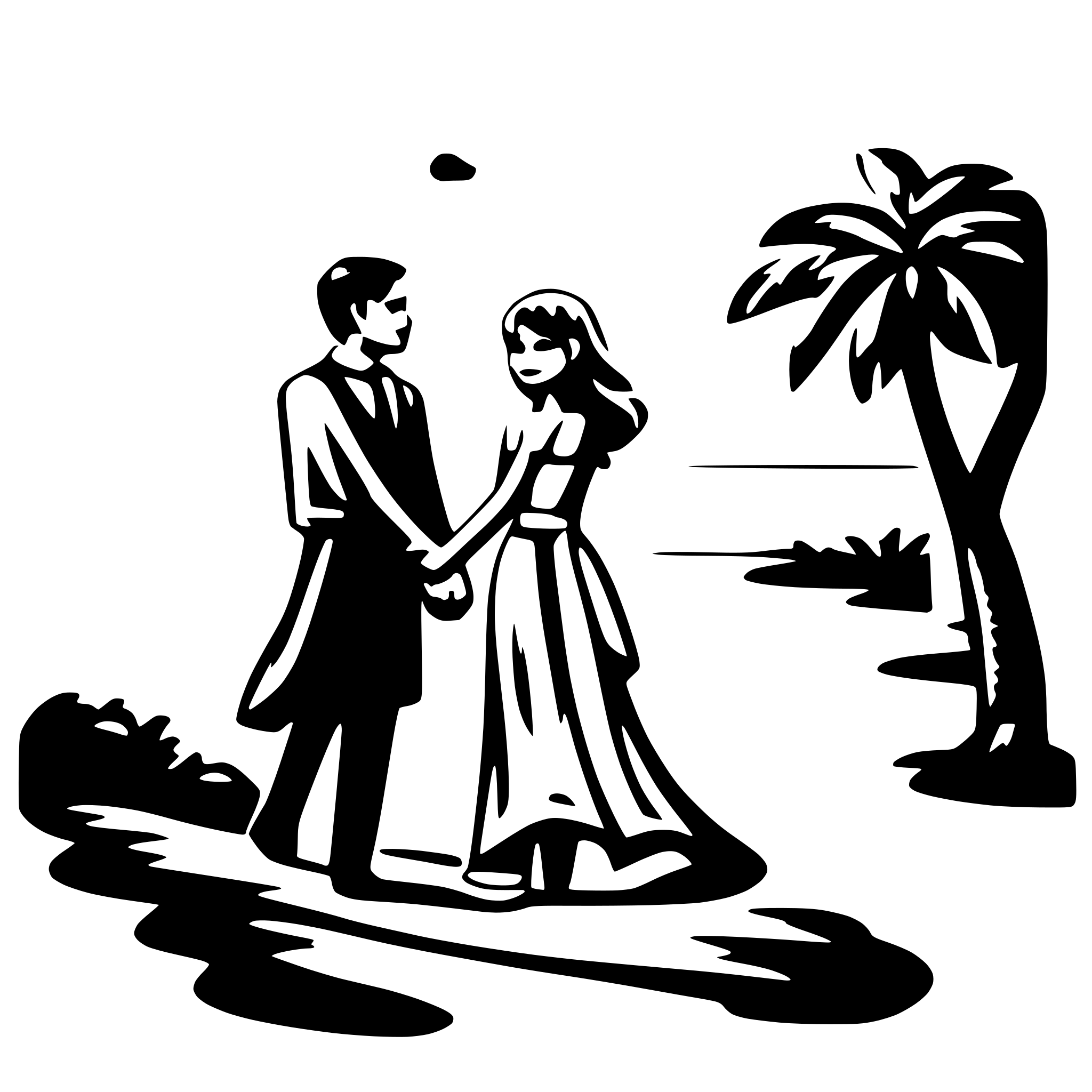 AI-generated SVG of 'honeymoon'