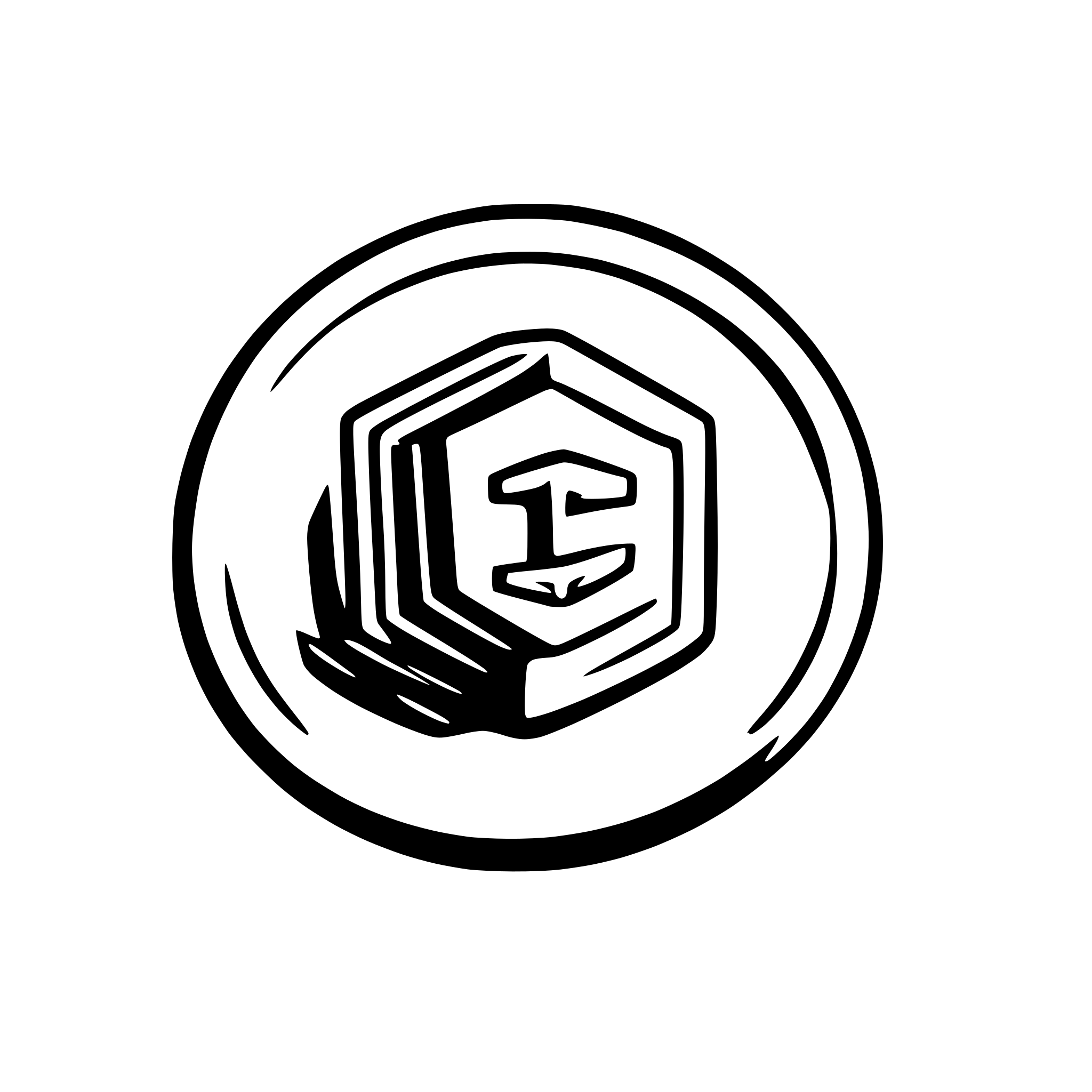 AI-generated SVG of a Logo for Fake broker trading system which works with crypto tokens etc. in minimalizm style