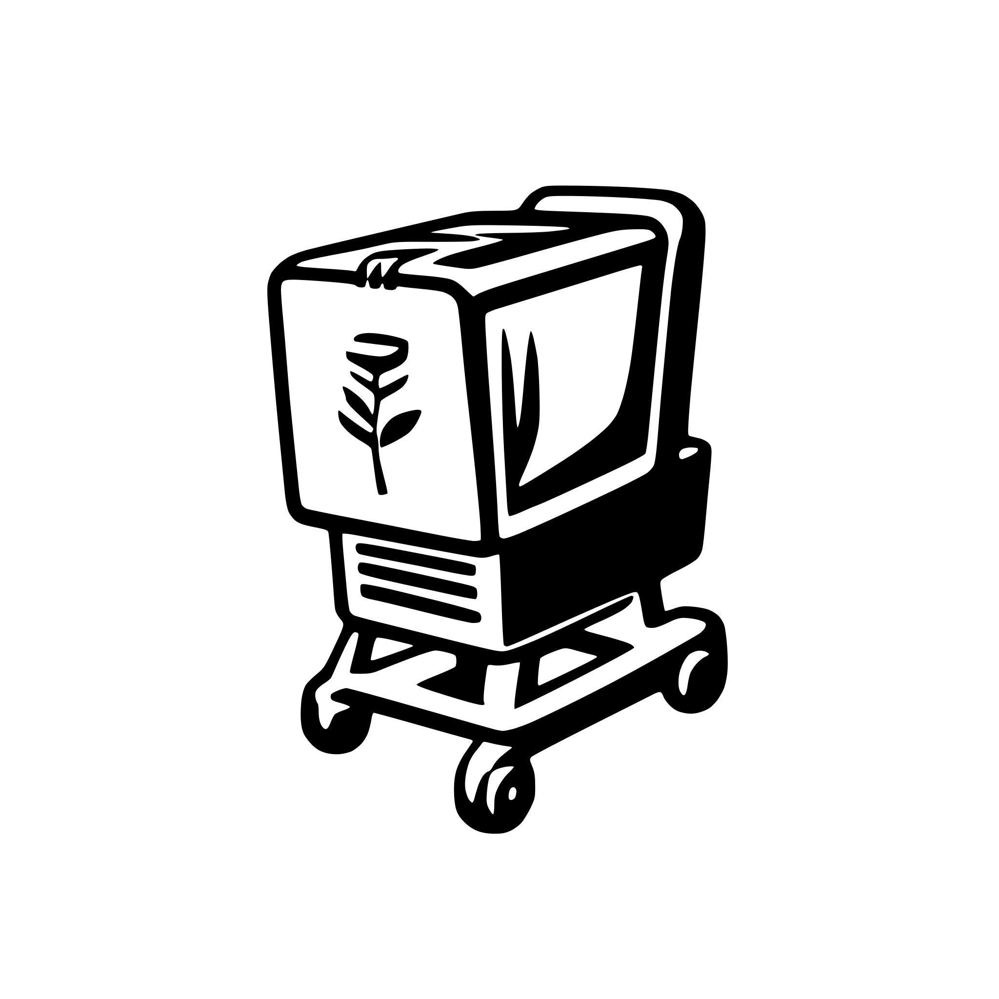 AI-generated SVG of a Teleprompter-Style Display Show responses on a teleprompter interface to aid confident delivery.