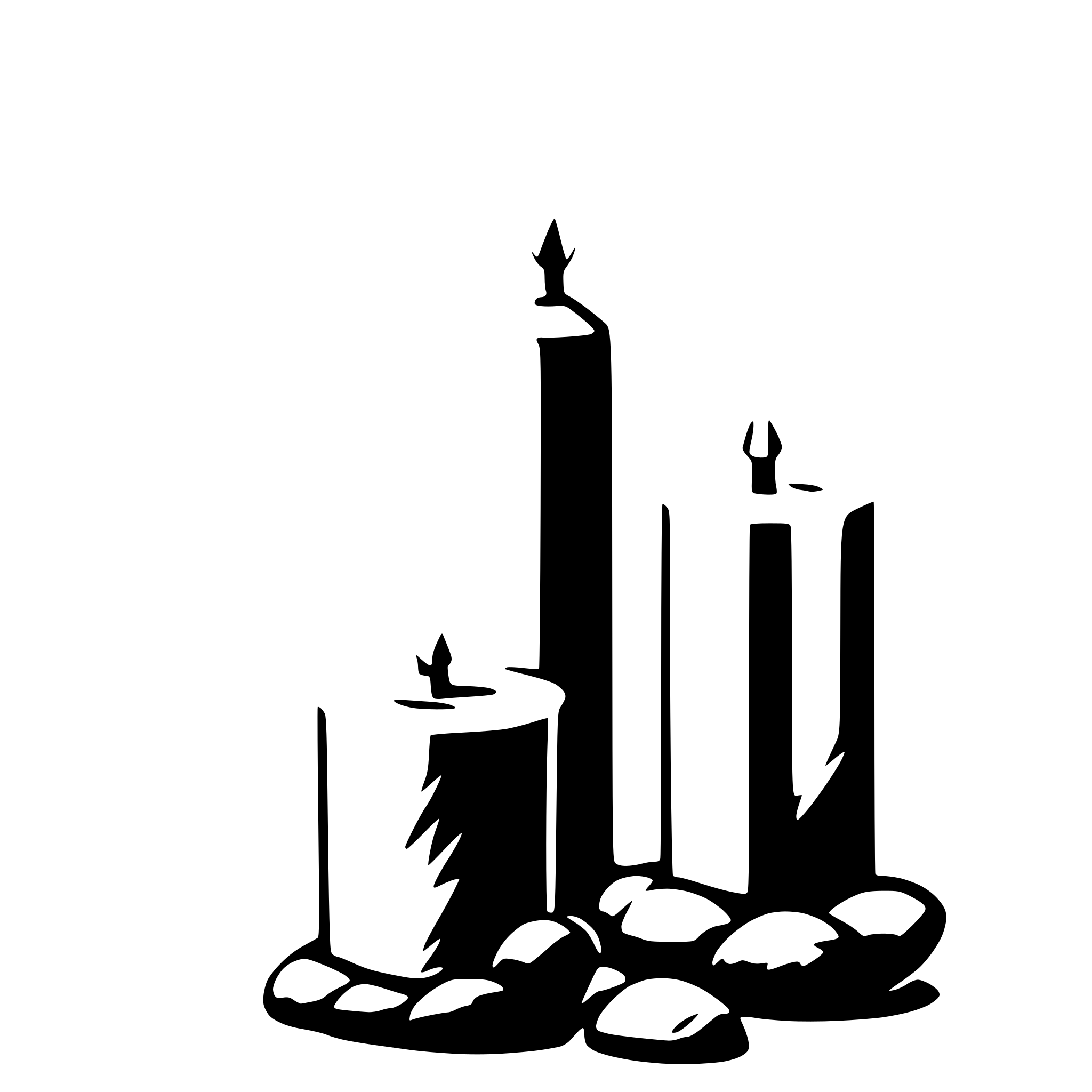 AI-generated SVG of 'easter candles'