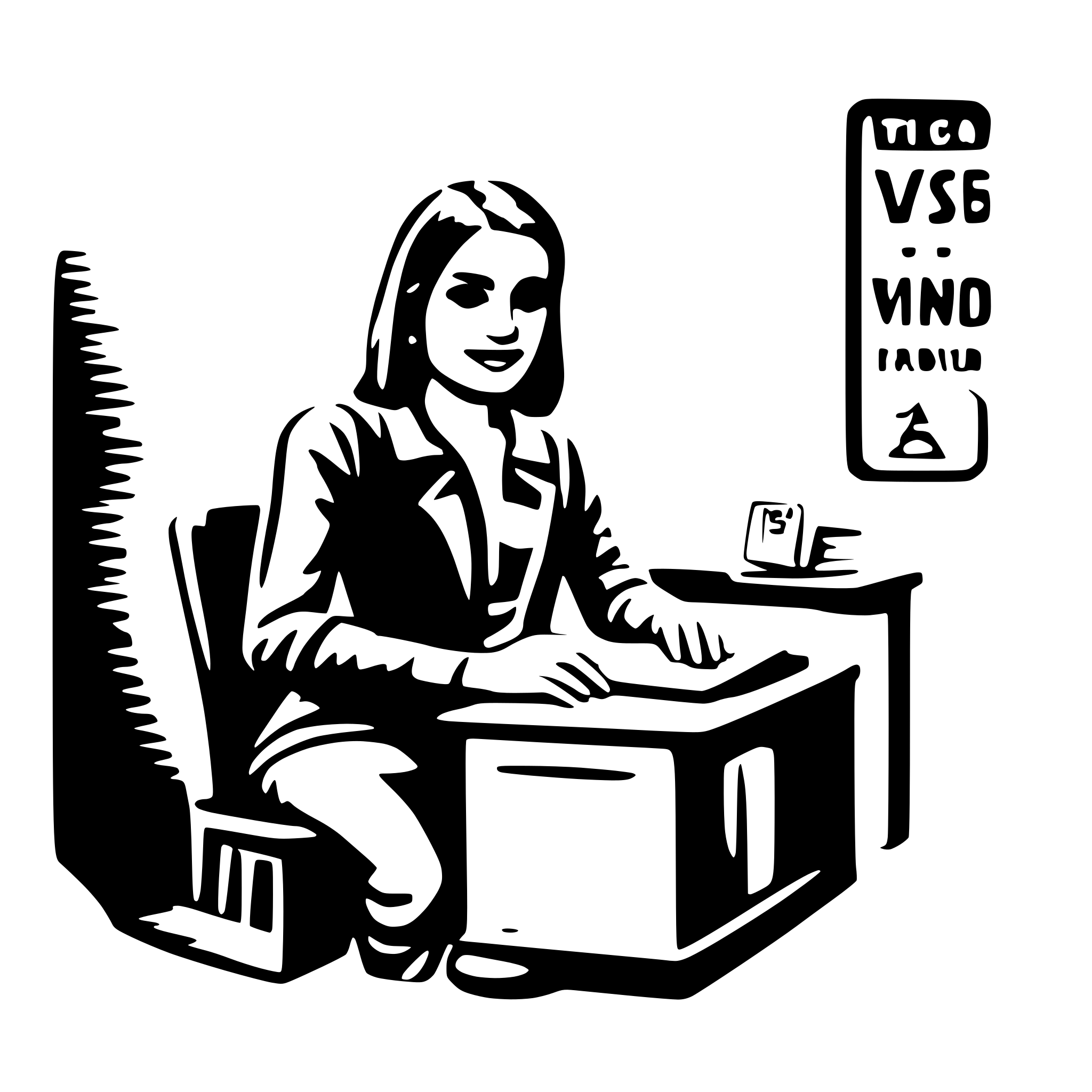 AI-generated SVG of a Visa support