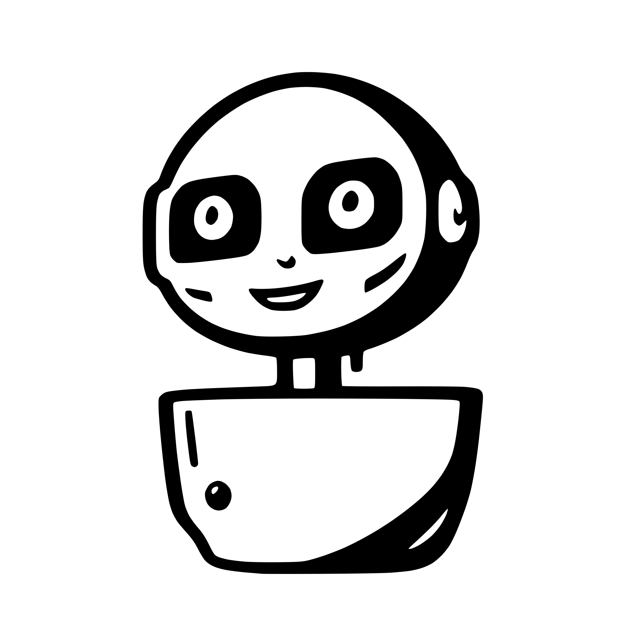 AI-generated SVG of a Generate a flat, minimal SVG logo of a friendly robot face inside a chat bubble. The robot should have a rounded square head with a smiling expression, circular eyes, and an antenna on top. The chat bubble should be a rounded square with a small tail at the bottom right, forming the container. Use a single violet/purple color (#A78BFA) for the entire shape. No shadows, no gradients, and no outer background — only the solid violet shape as an SVG with a transparent background, suitable for navbar