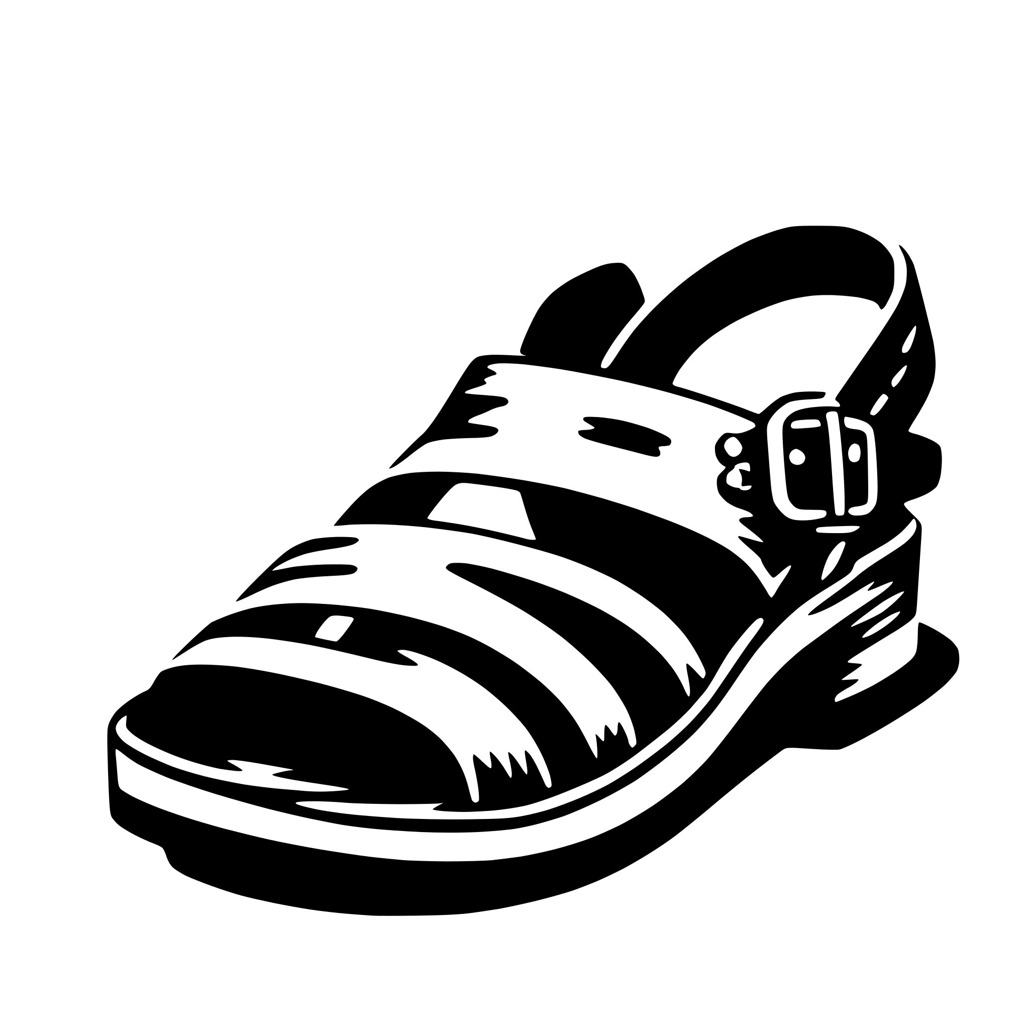 AI-generated SVG of 'sandal'