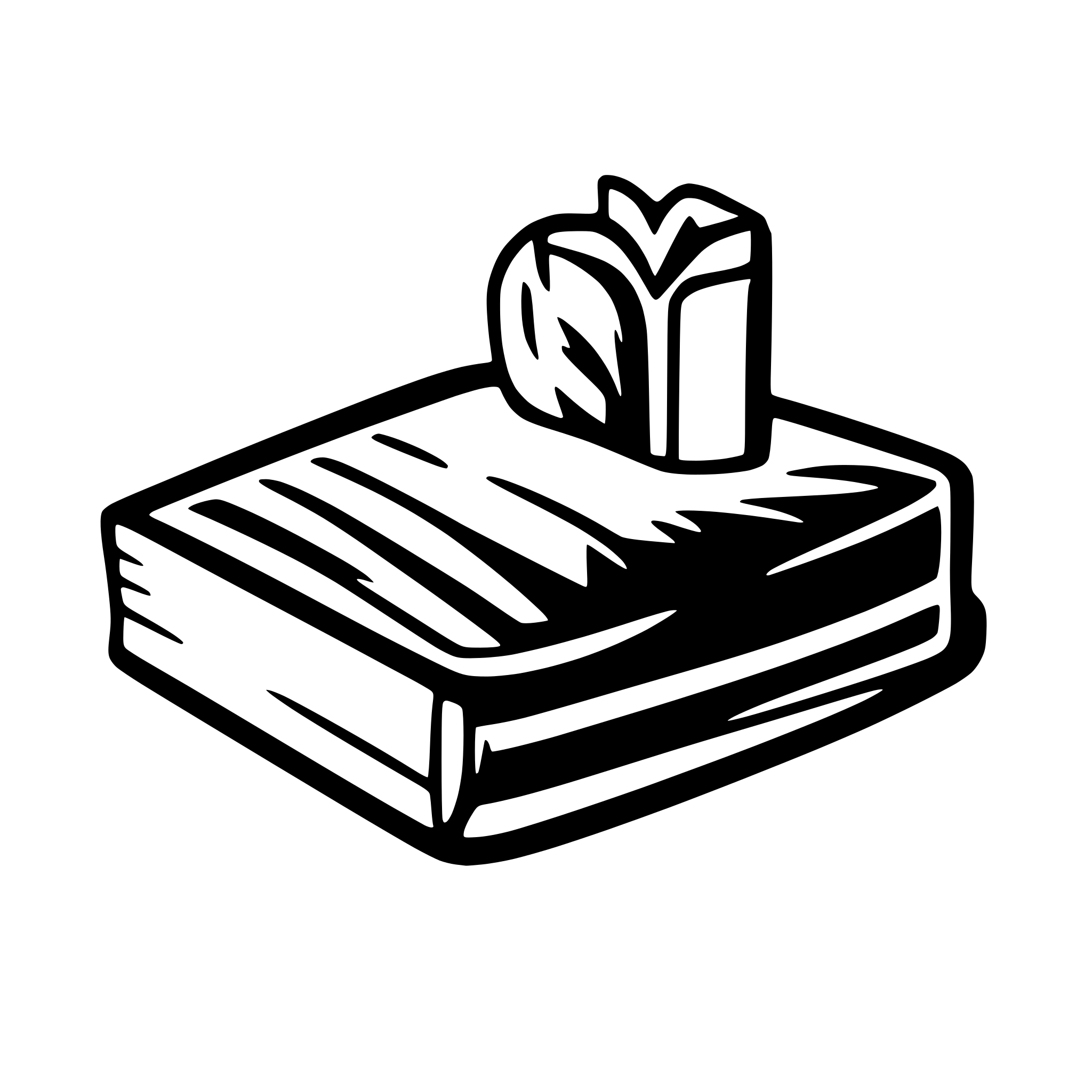 AI-generated SVG of a I am making a website for book readers to easily manage their current to be read and keeping notes about already read books, by providing a very big book index, create a svg logo for it.