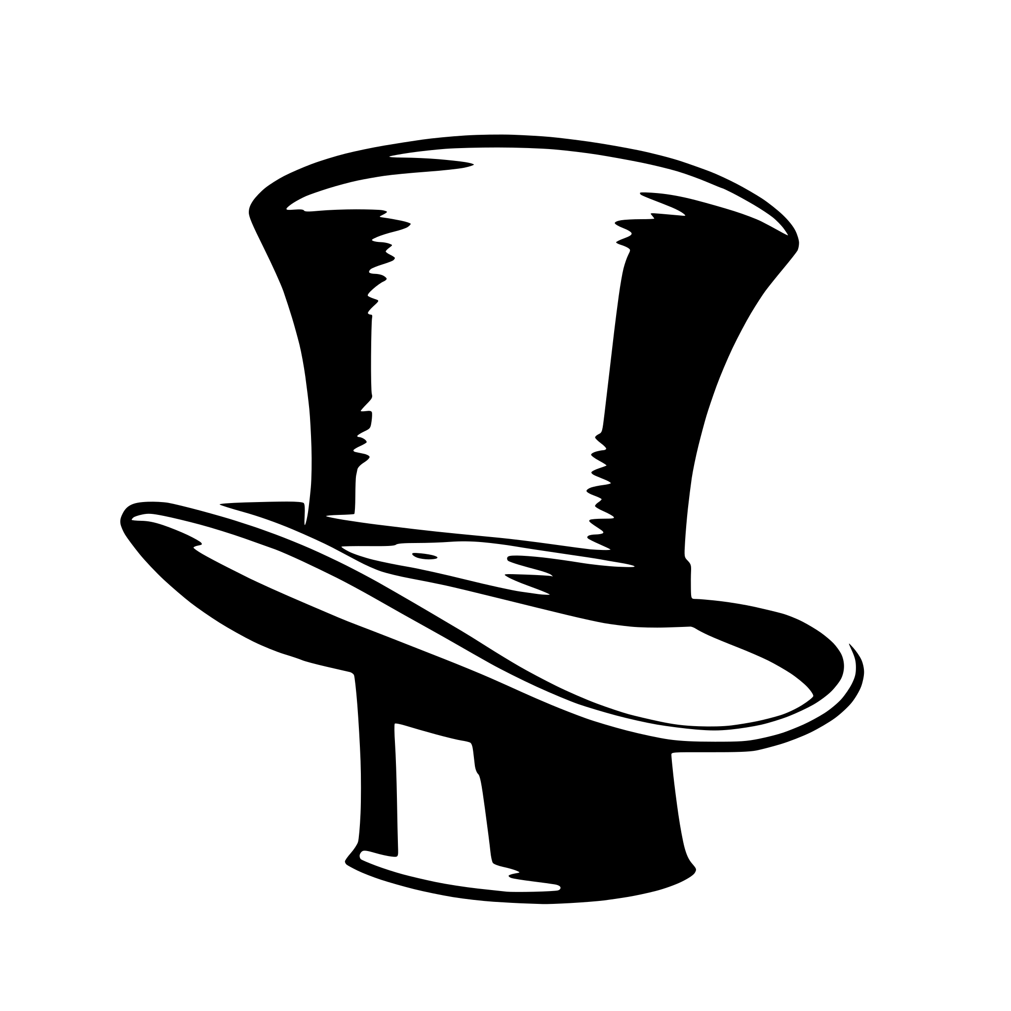 AI-generated SVG of 'hat'