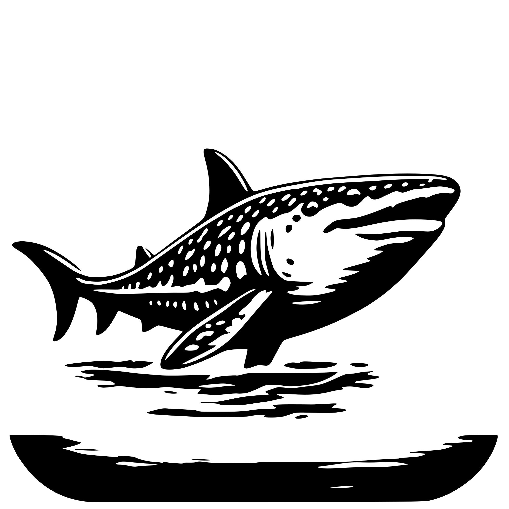 AI-generated SVG of 'whale shark'
